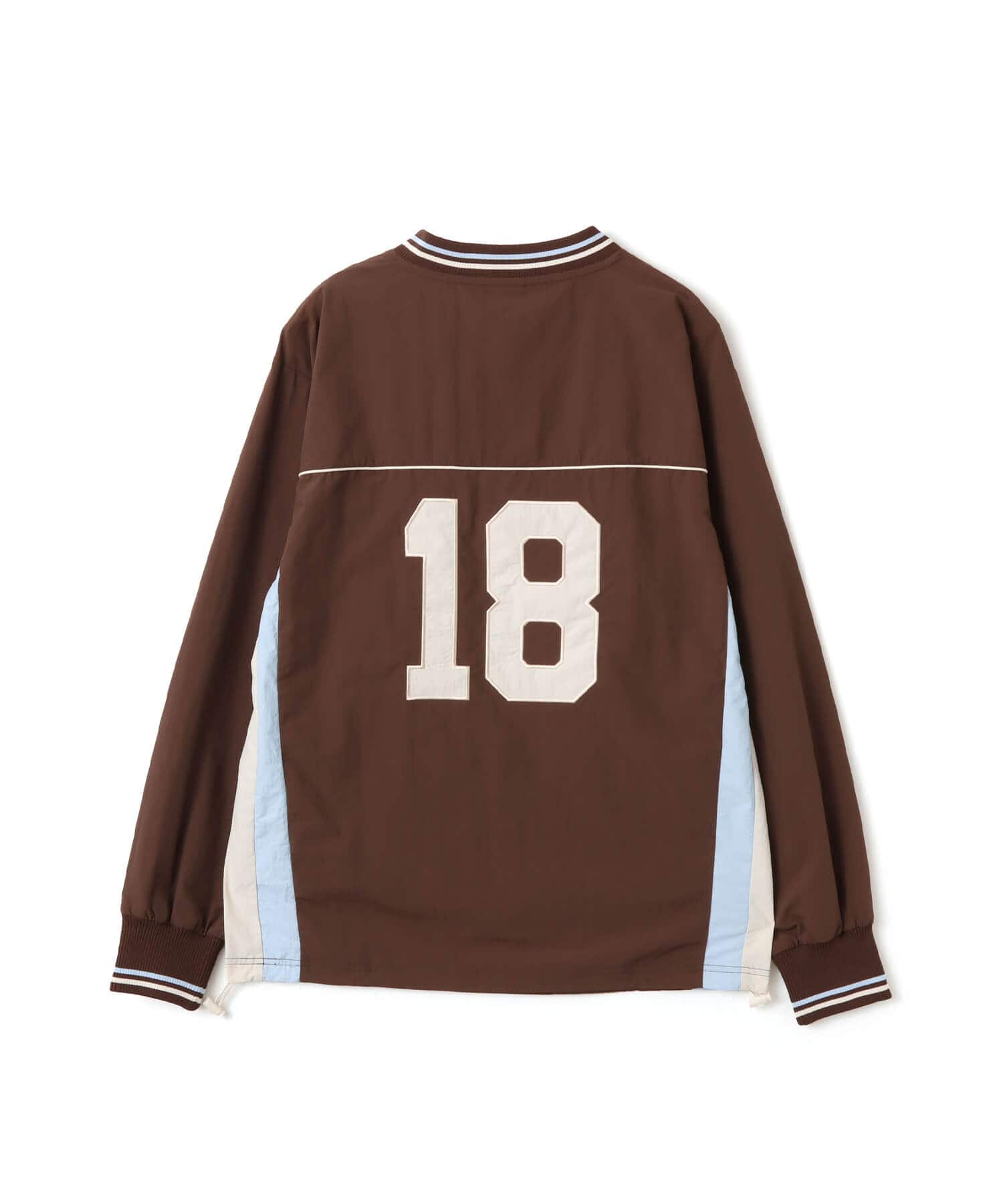 PUMA PUMA X ATMOS PINK WOVEN PULLOVER CHESTNUT BROWNの画像