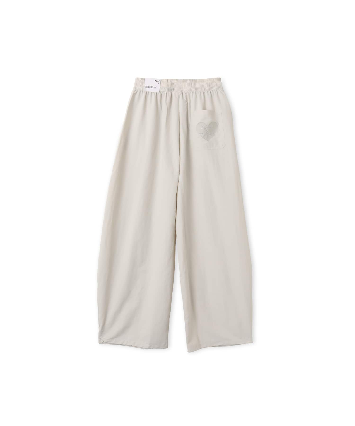 PUMA POWERPUFFGIRLS WOVEN PANTS WIDE LEG W SEDATE GRAYの画像