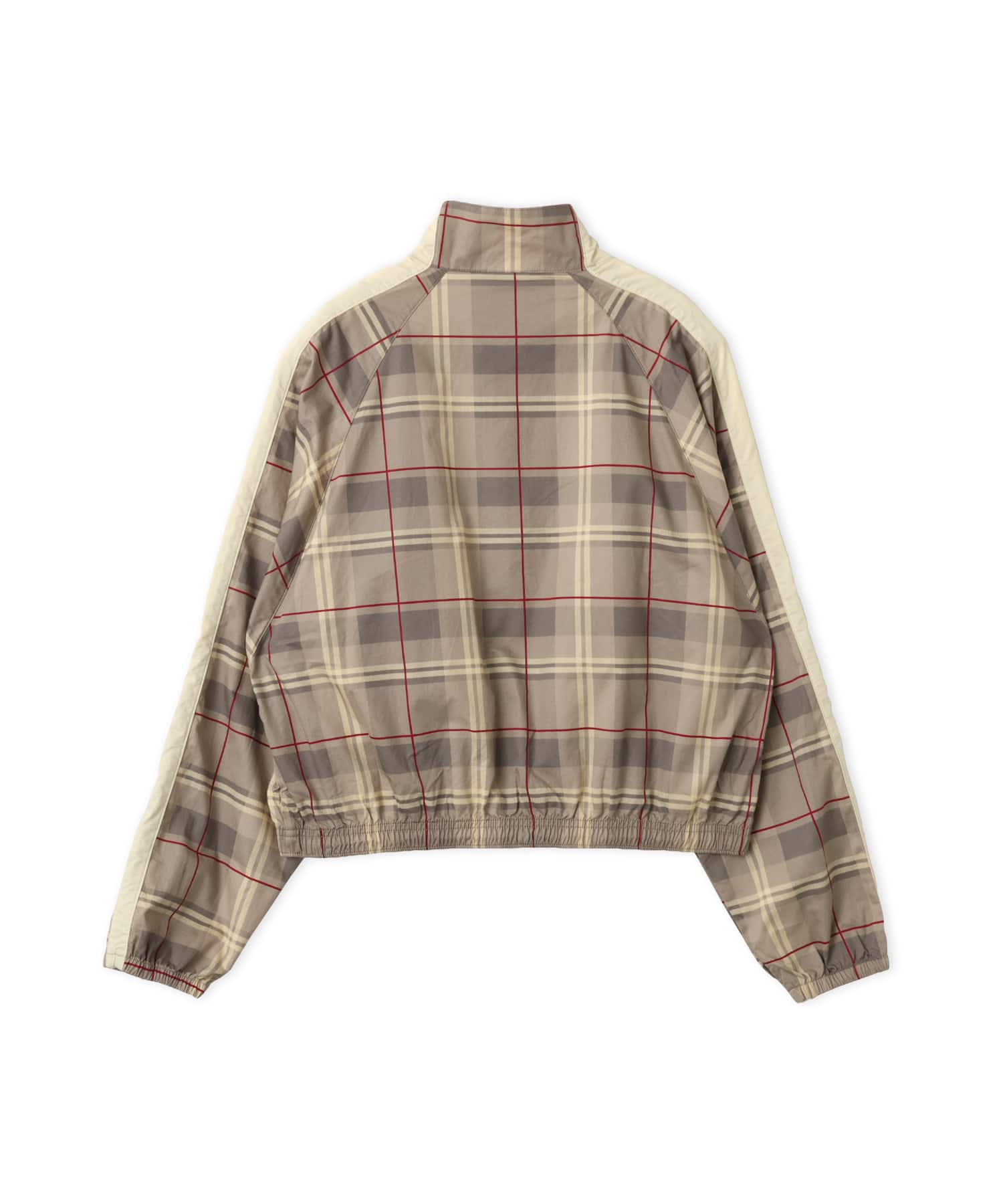 PUMA T7 RELAXED TARTAN WOVEN JACKET MOUSE GRAYの画像