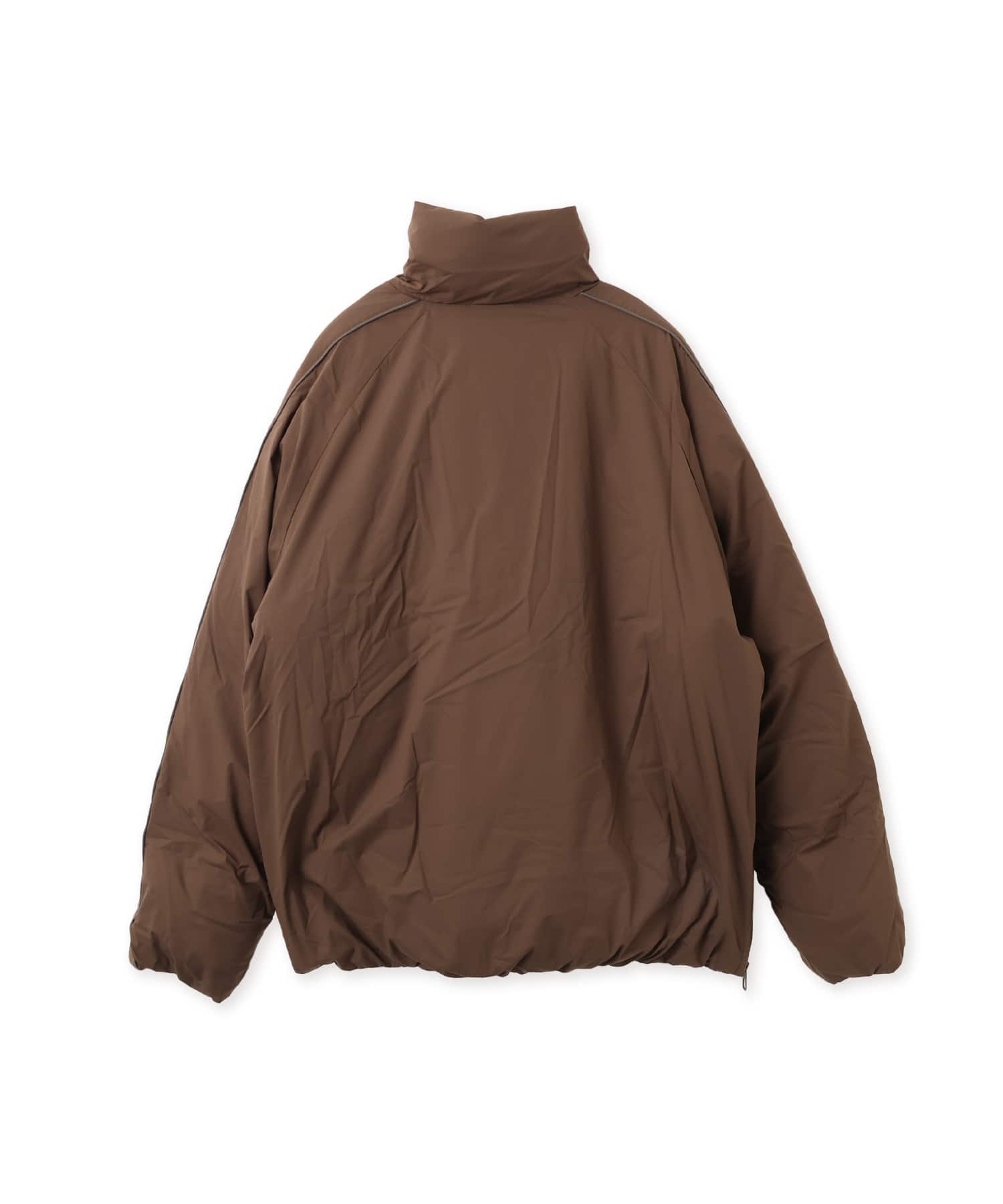 PUMA MATT TAFFETA PADDED JACKET CHOCOLATEの画像