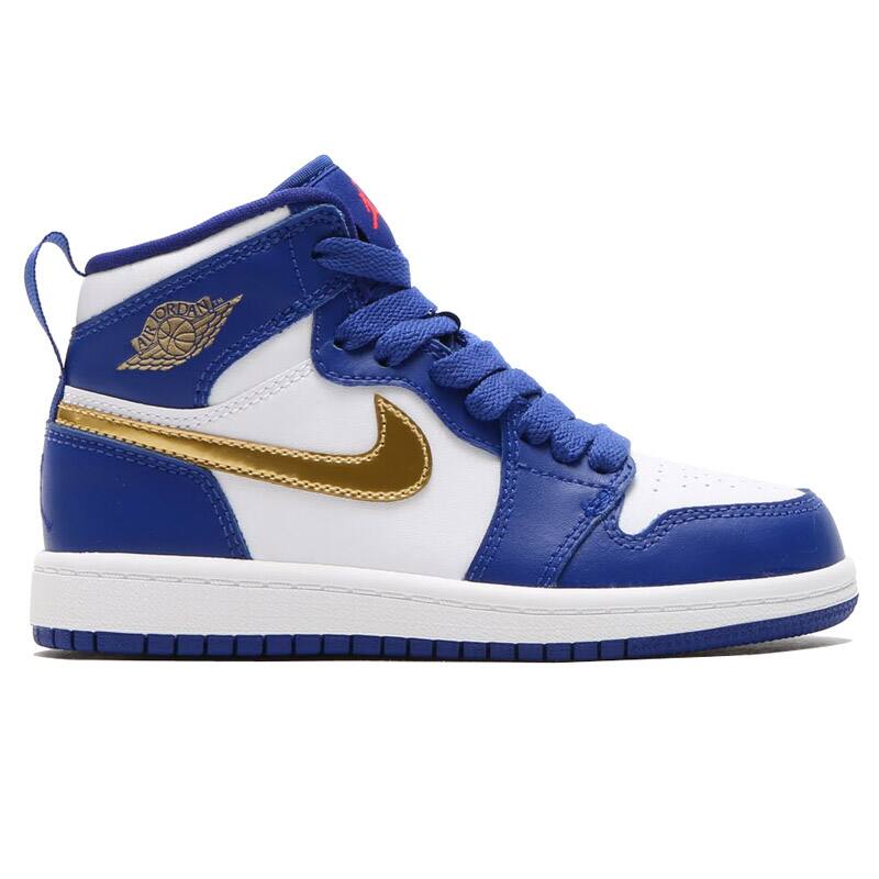 JORDAN BRAND JORDAN 1 RETRO HIGH BP DEEP ROYAL BLUE/MTLC GOLD COIN-WHITE-INFRARED 23の画像