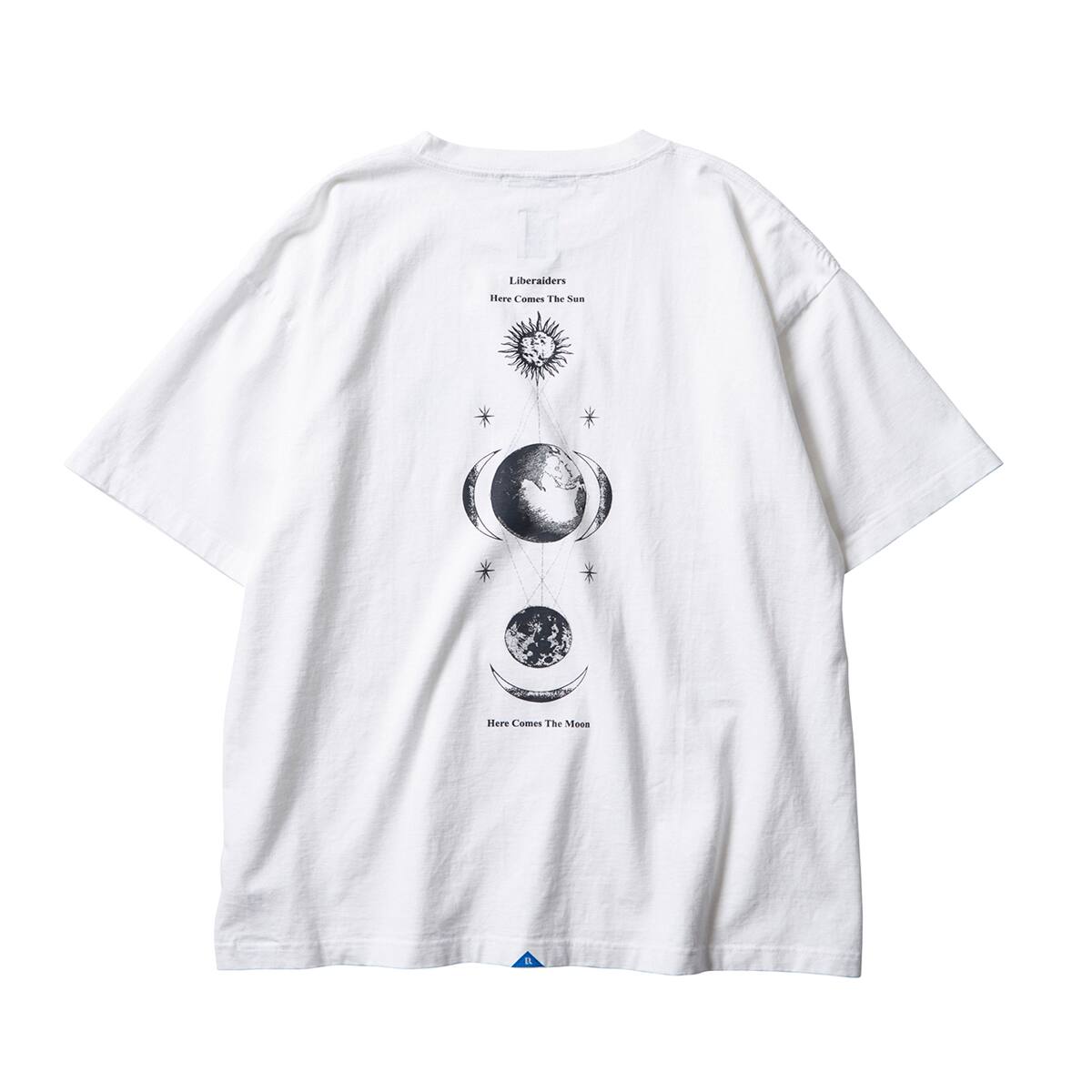 LIBERAIDERS LUNA ECLIPSE TEE WHITEの画像
