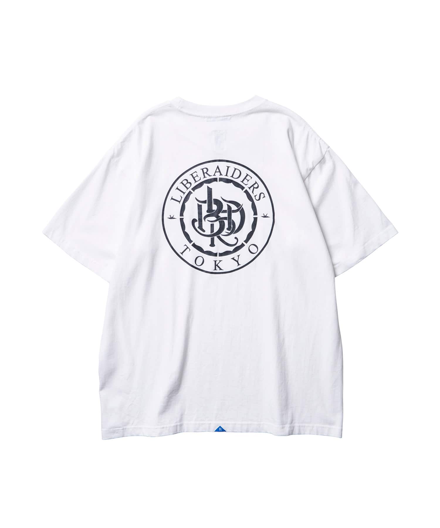 LIBERAIDERS EMBLEM TEE WHITEの画像