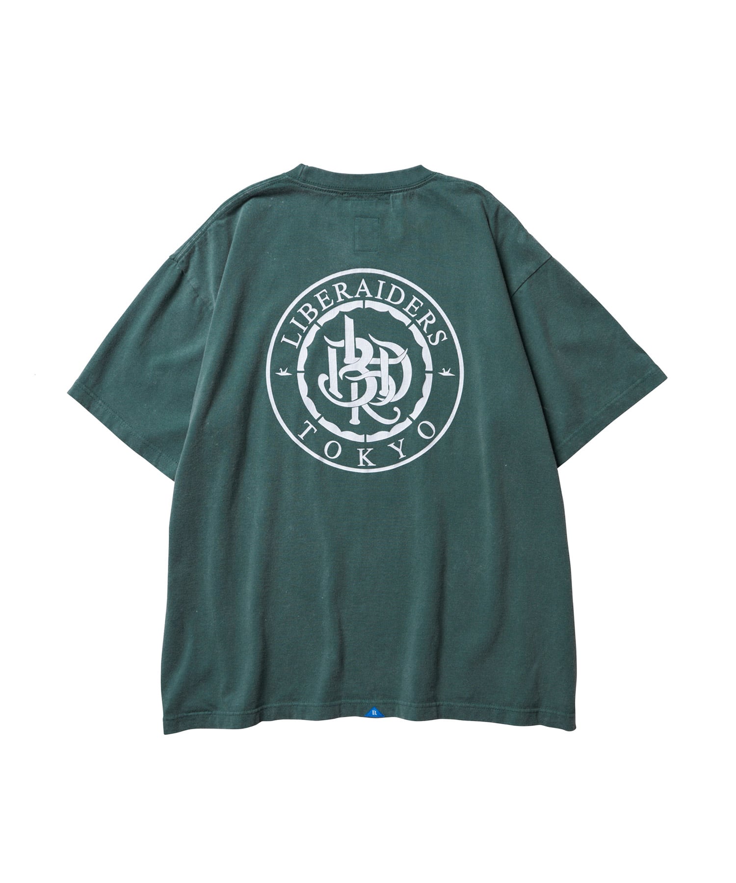 LIBERAIDERS EMBLEM TEE GREENの画像