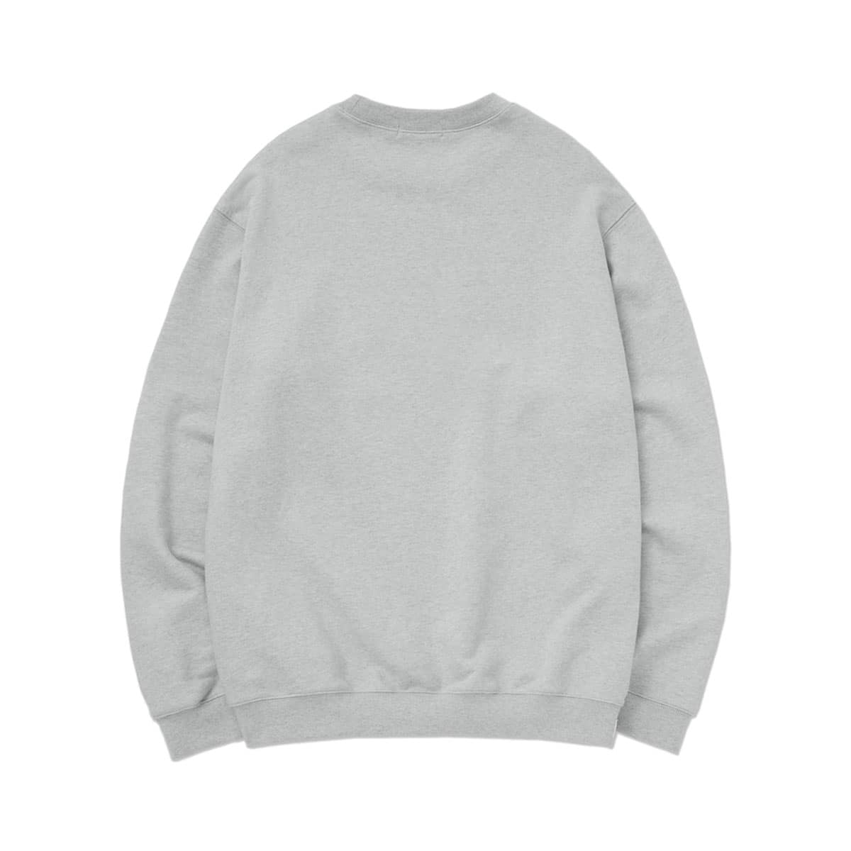 fuzz COLLEGE ARCH LOGO SWEATSHIRT GRAY 20HO-Iの画像