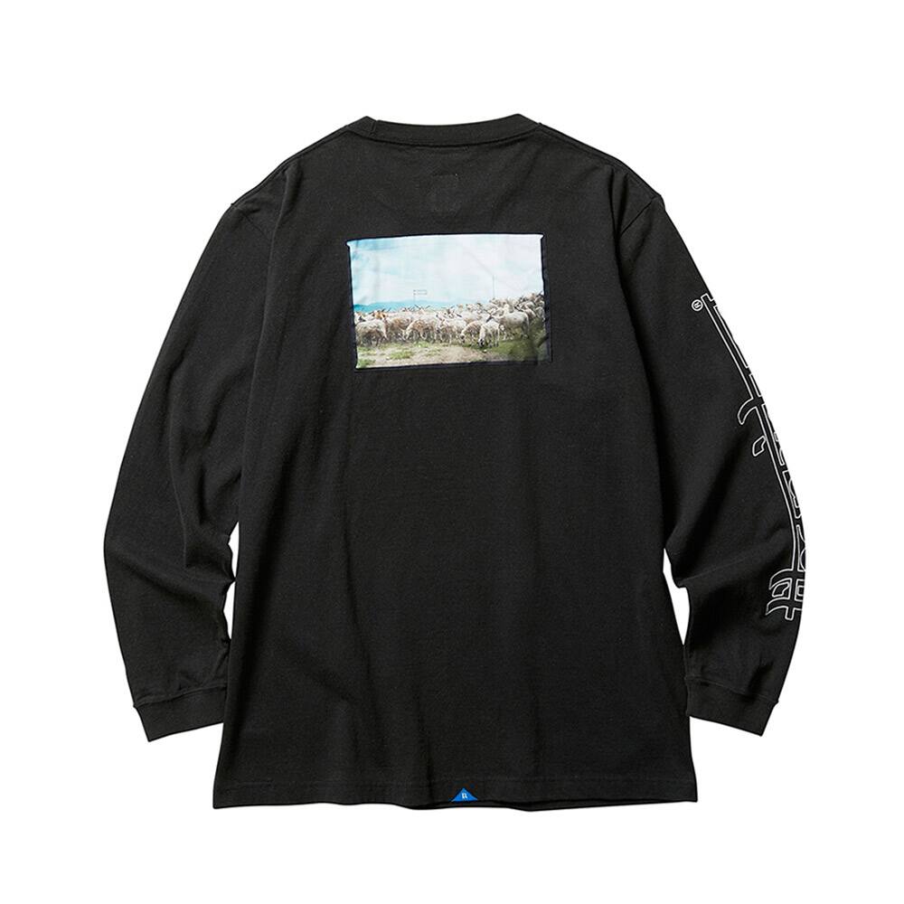 Liberaiders M.A.W L/S TEE BLACK 21FA-Iの画像