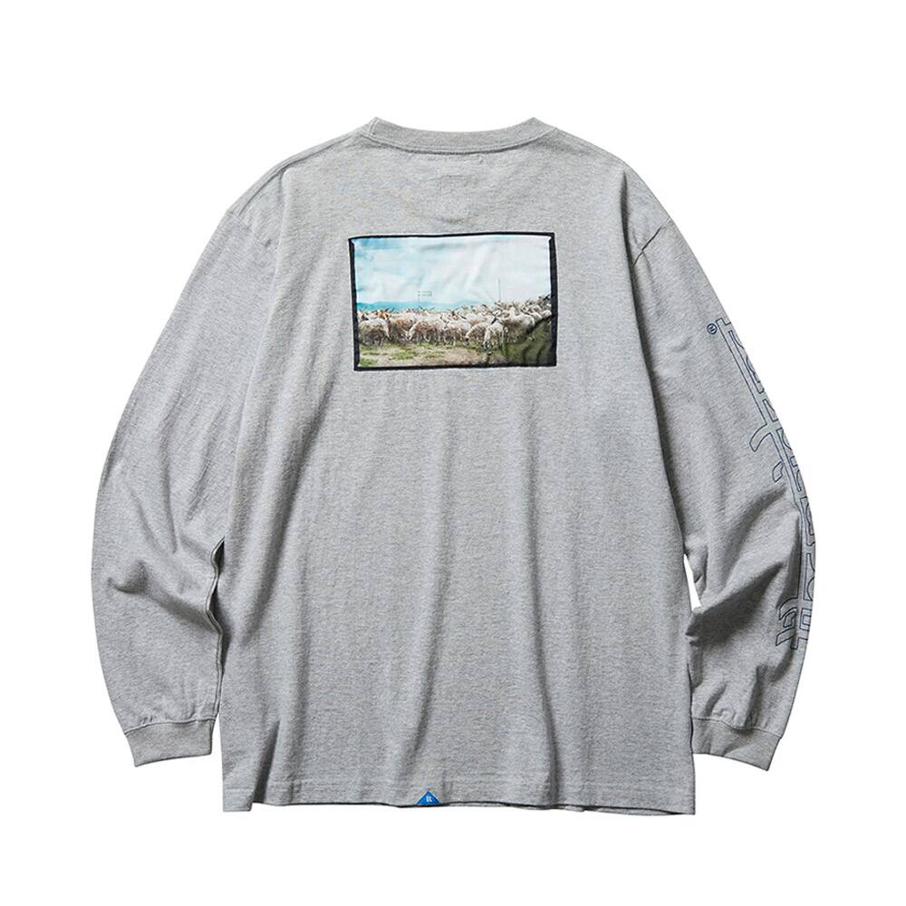 Liberaiders M.A.W L/S TEE GRAY の画像