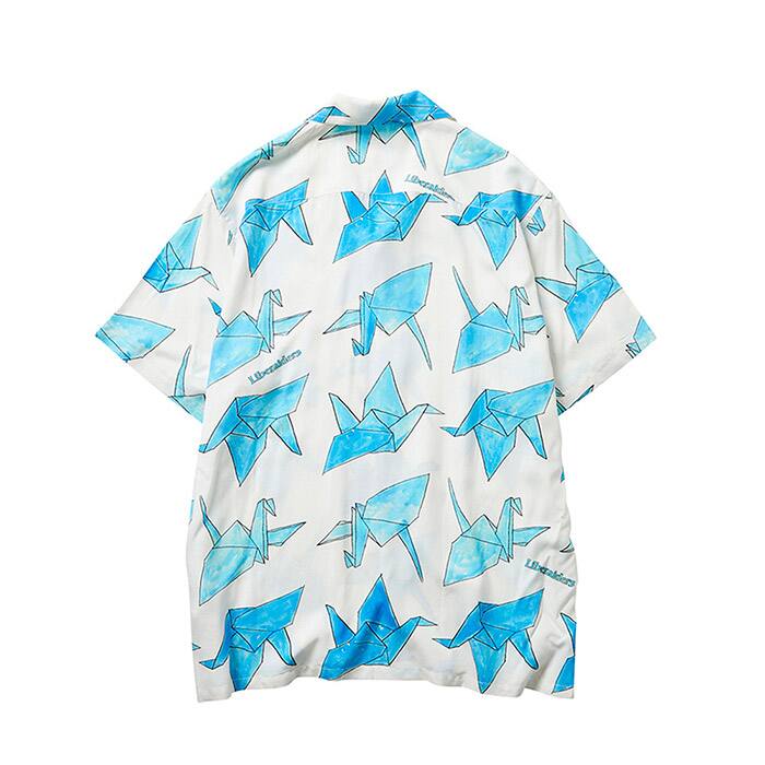Liberaiders ORIGAMI RAYON SHIRT WHITE 21SP-Iの画像