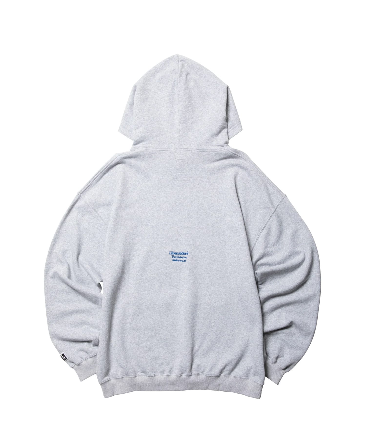LIBERAIDERS FRENCH TERRY HOODIE GRAYの画像