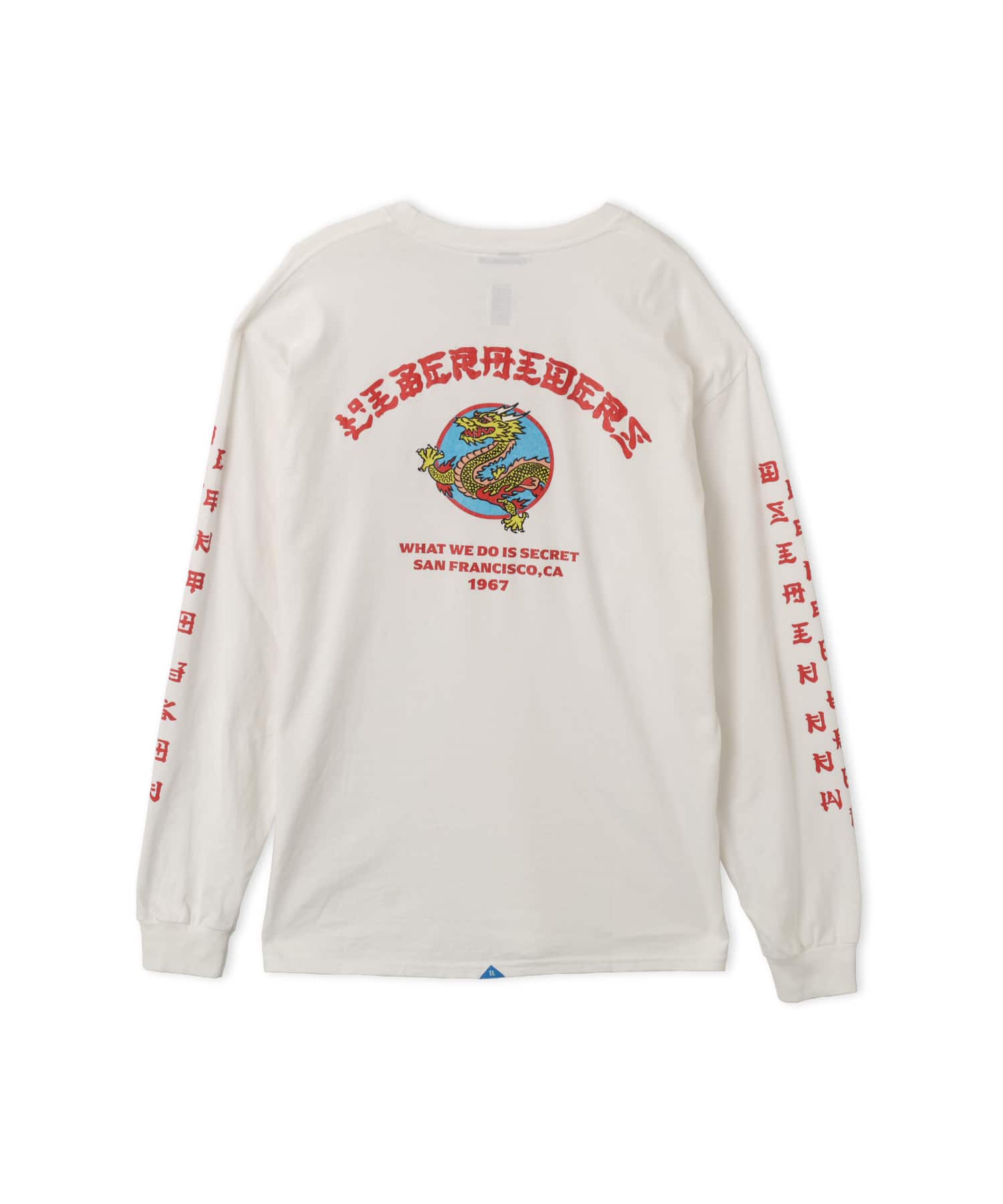LIBERAIDERS DRAGON L/S TEE WHITEの画像
