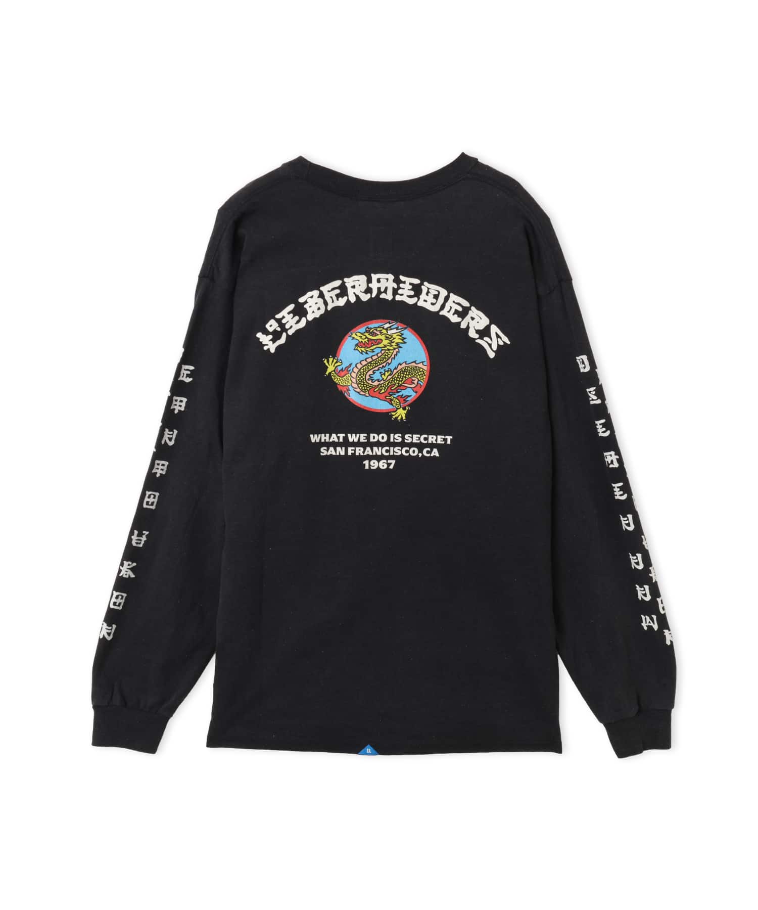 LIBERAIDERS DRAGON L/S TEE BLACKの画像