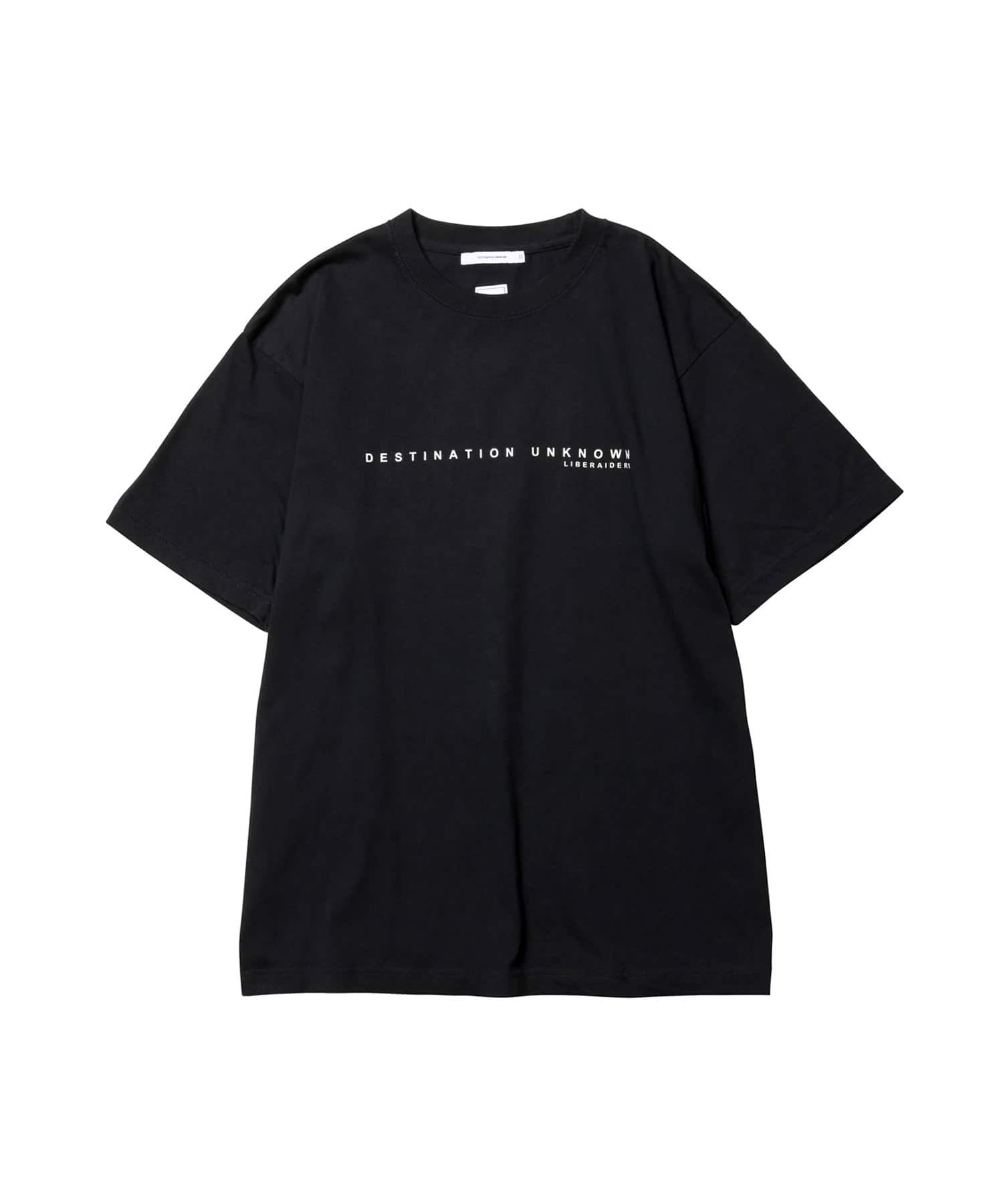 LIBERAIDERS MAW AERIAL PHOTO TEE BLACKの画像