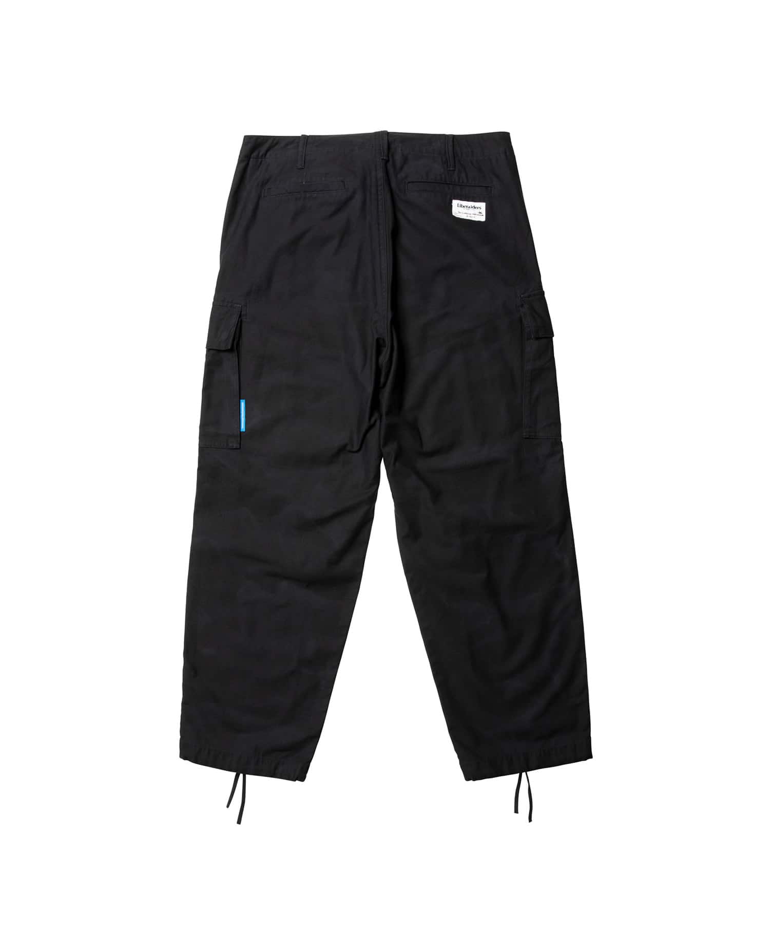 LIBERAIDERS 6-POCKET ARMY BAGGY PANTS BLACKの画像
