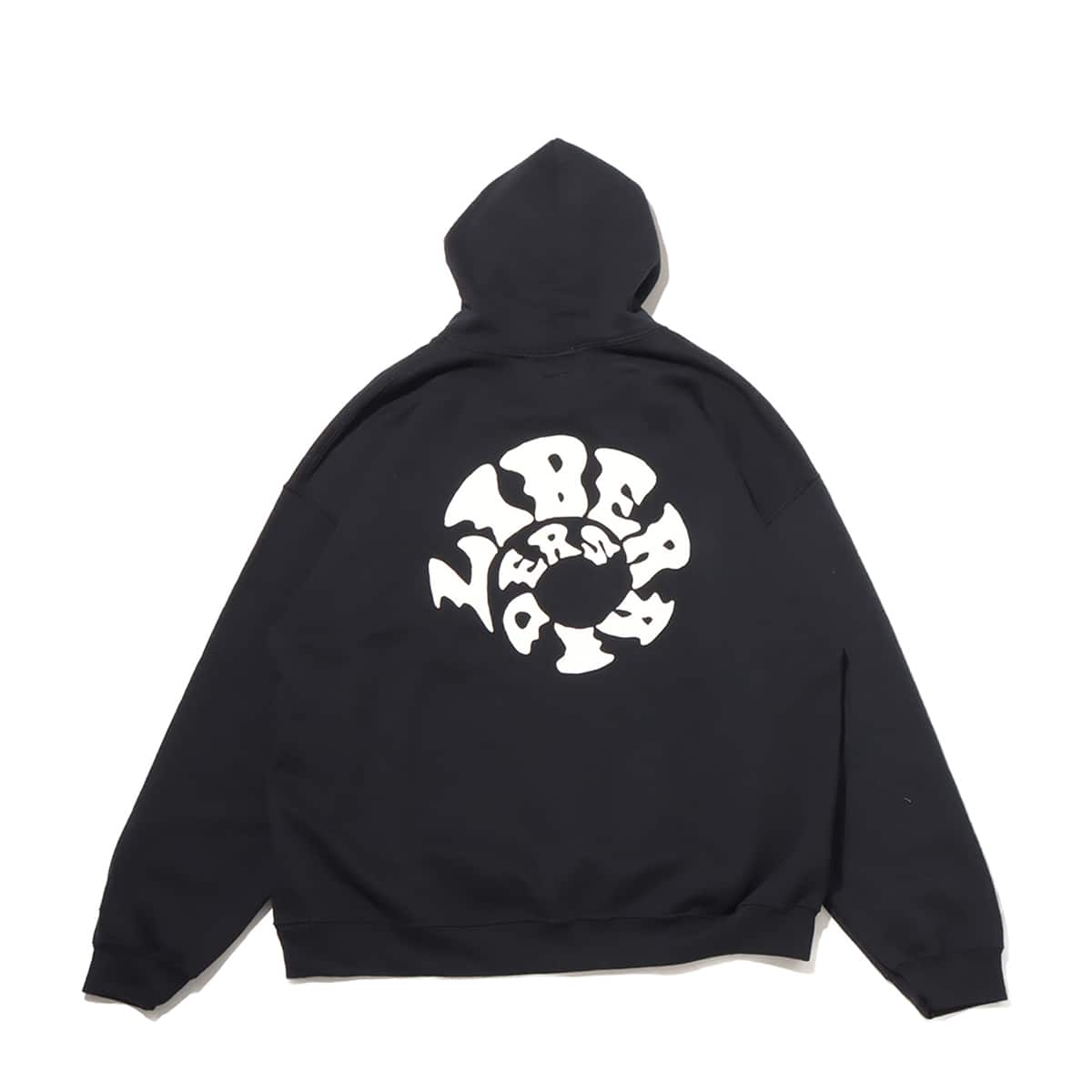 LIBERAIDERS SPIRAL LOGO HOODIE BLACK の画像