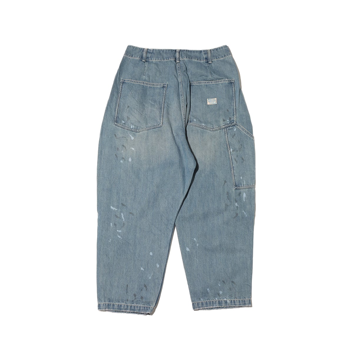 LIBERAIDERS DENIM PAINTER SARROUEL PANTS INDIGO 23FA-I