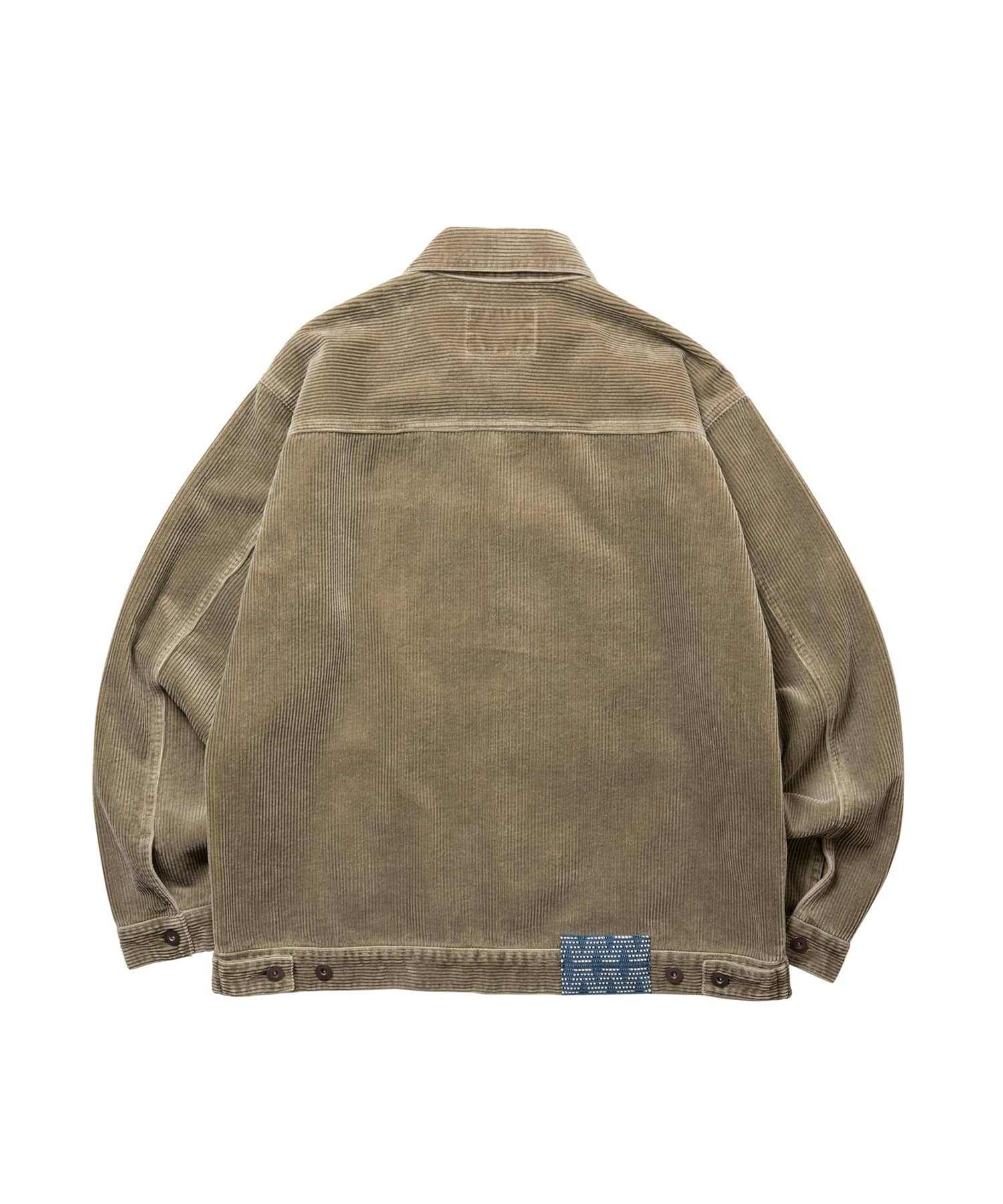 LIBERAIDERS GARMENT DYED CORDUROY JACKET BEIGEの画像