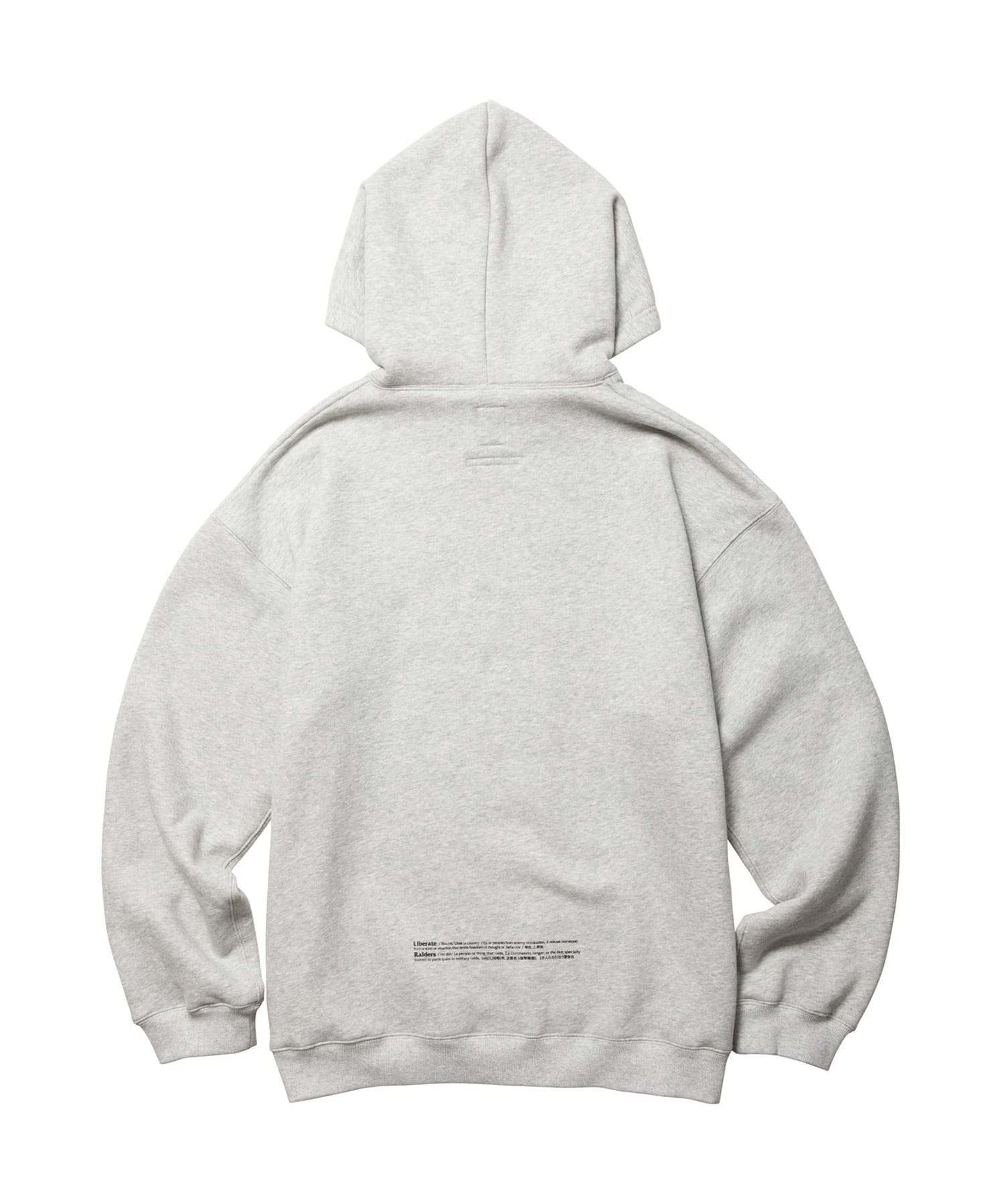 LIBERAIDERS LR EMBROIDERY HOODIE GRAYの画像