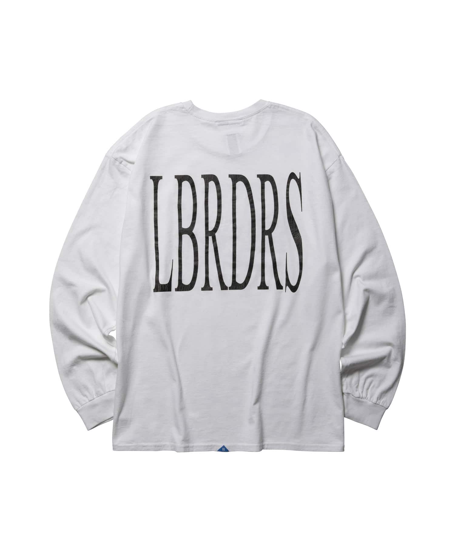 LIBERAIDERS LBRDRS LOGO L/S TEE WHITEの画像