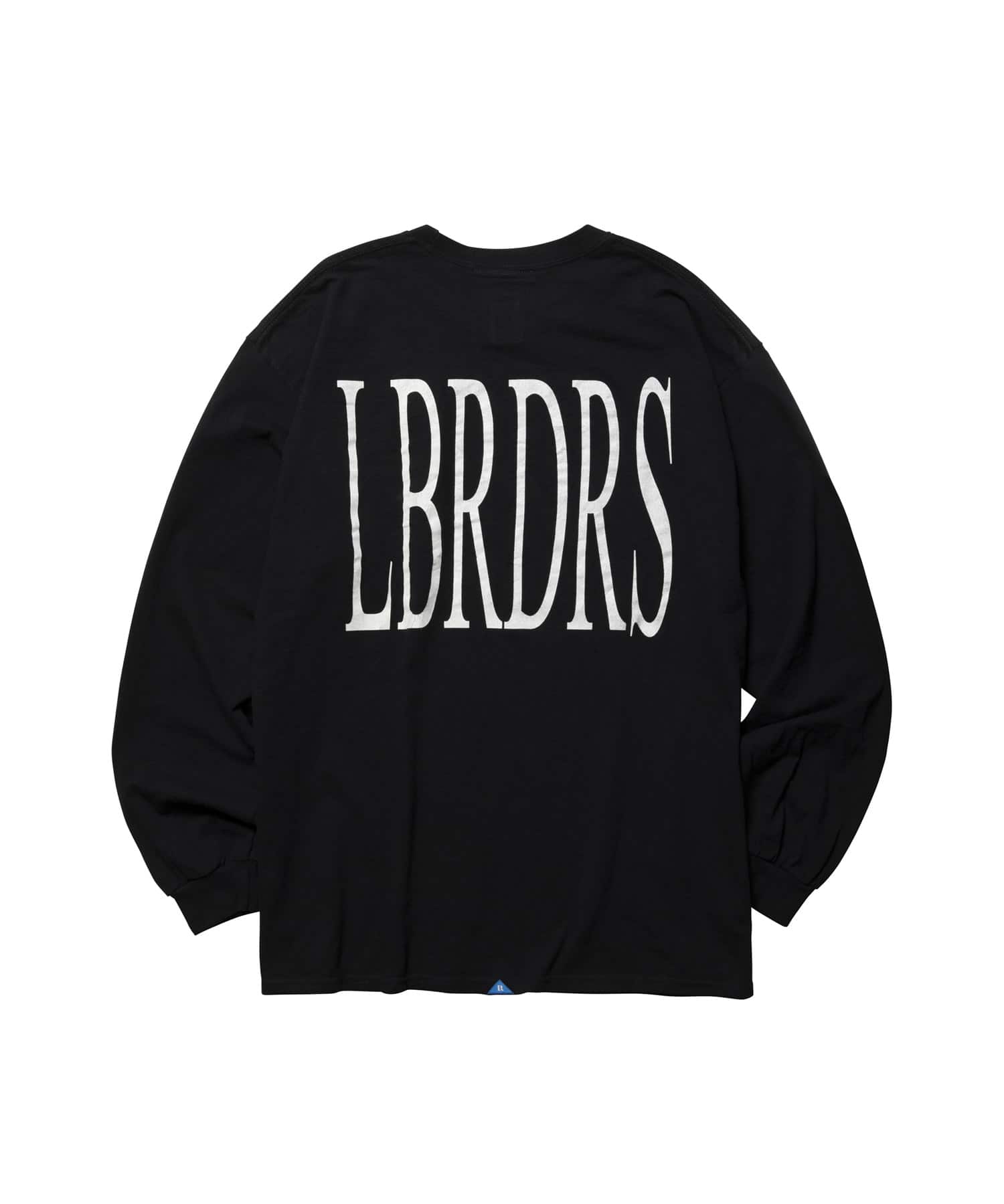 LIBERAIDERS LBRDRS LOGO L/S TEE BLACKの画像