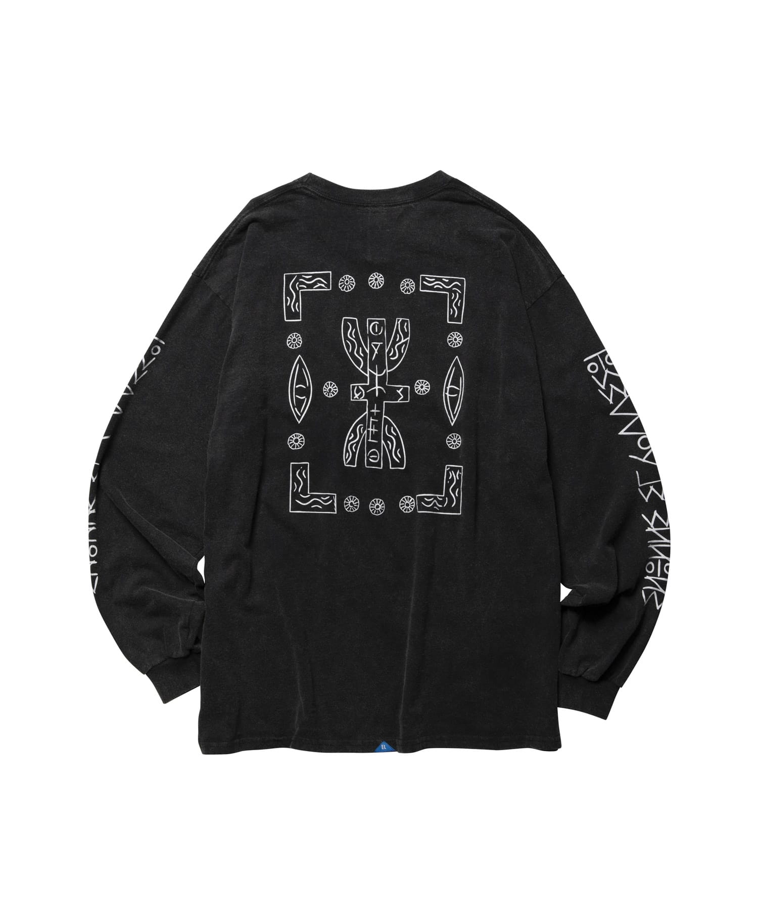 LIBERAIDERS TIFINAGH LOGO L/S TEE BLACKの画像
