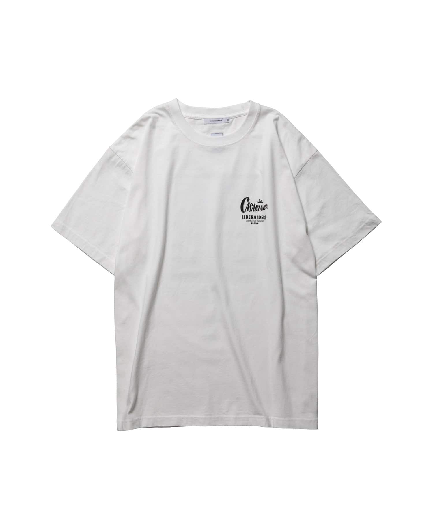 LIBERAIDERS MAW PHOTO TEE WHITEの画像