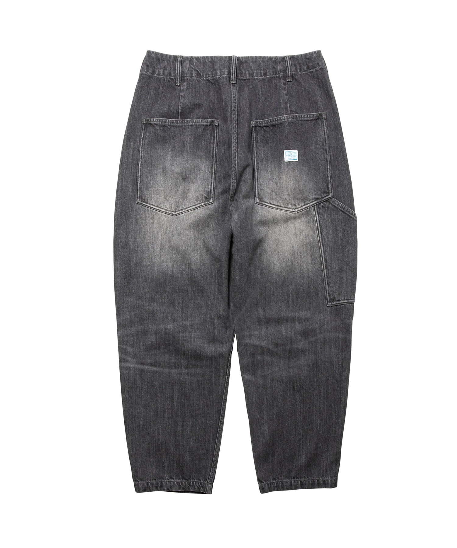 LIBERAIDERS DENIM SARROUEL PANTS BLACKの画像