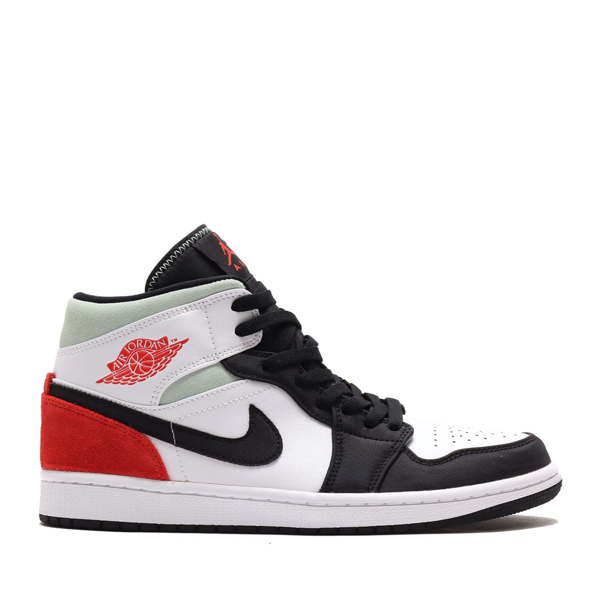 JORDAN BRAND AIR JORDAN 1 MID SE WHITE/TRACK RED-BLACK-IGLOO 20FA-I