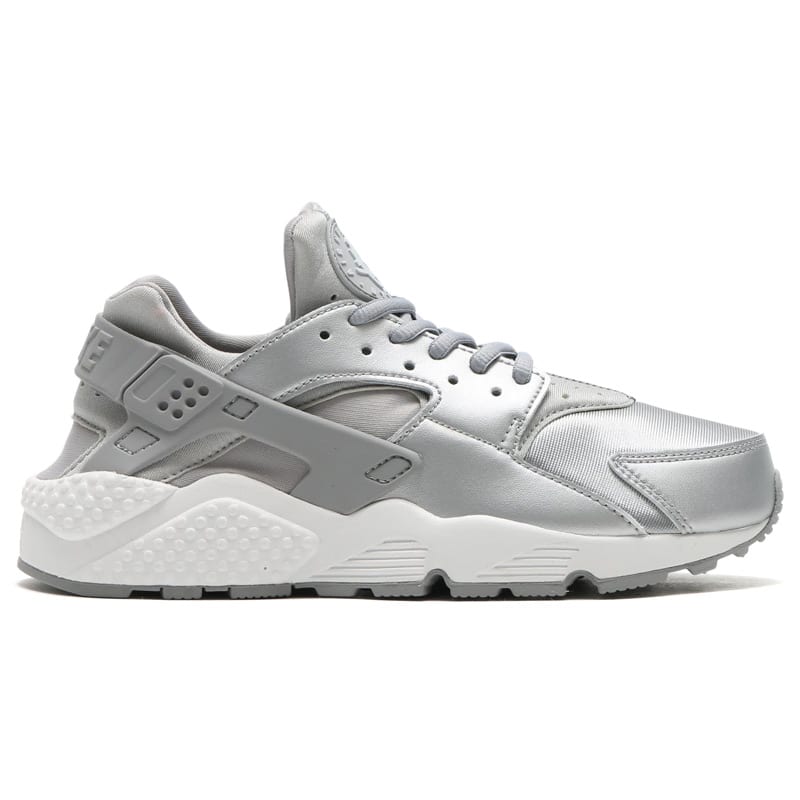 silver huaraches nike