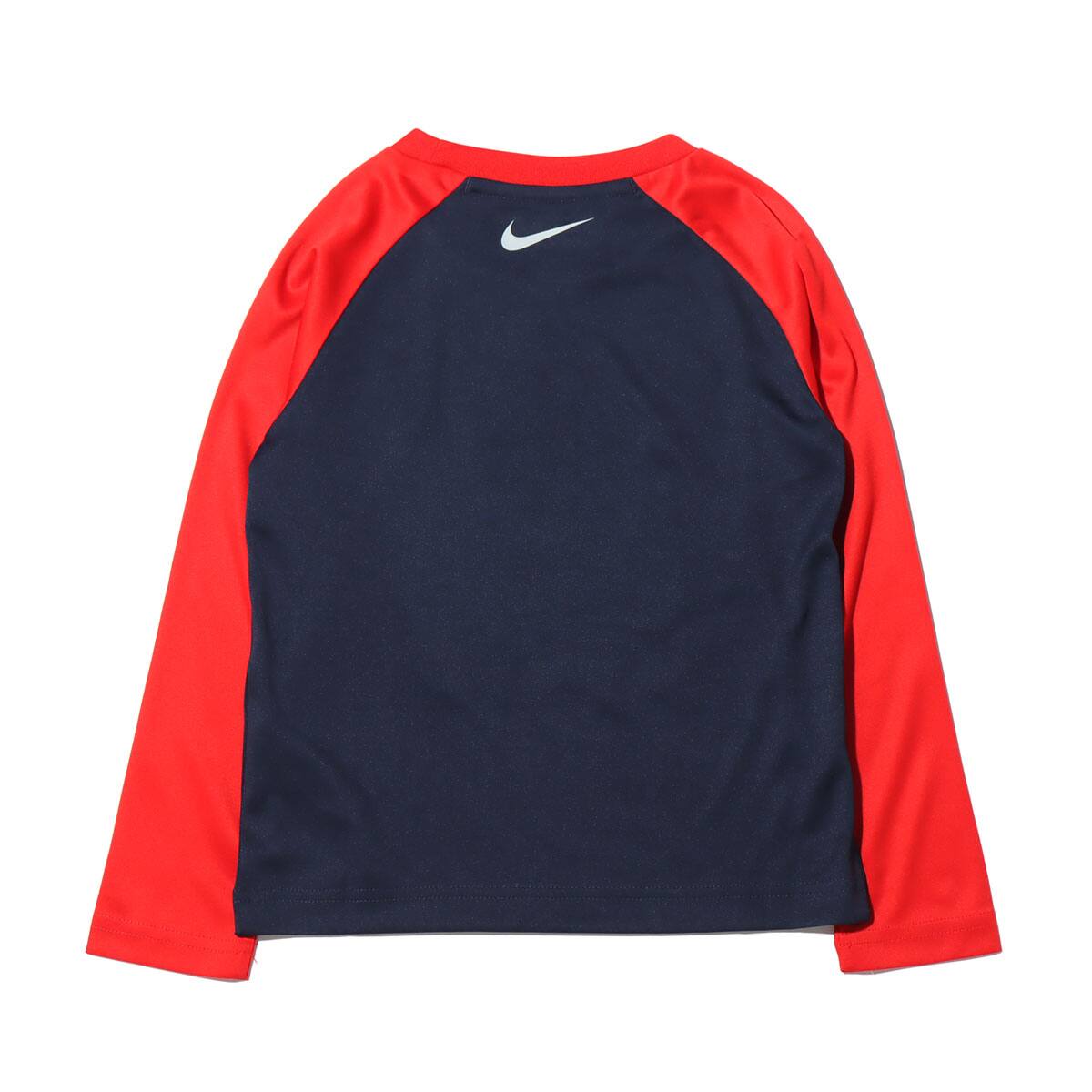 NIKE MUST NONSTOP DRI-FIT RAGRAN L/S TEE OBSIDIANの画像