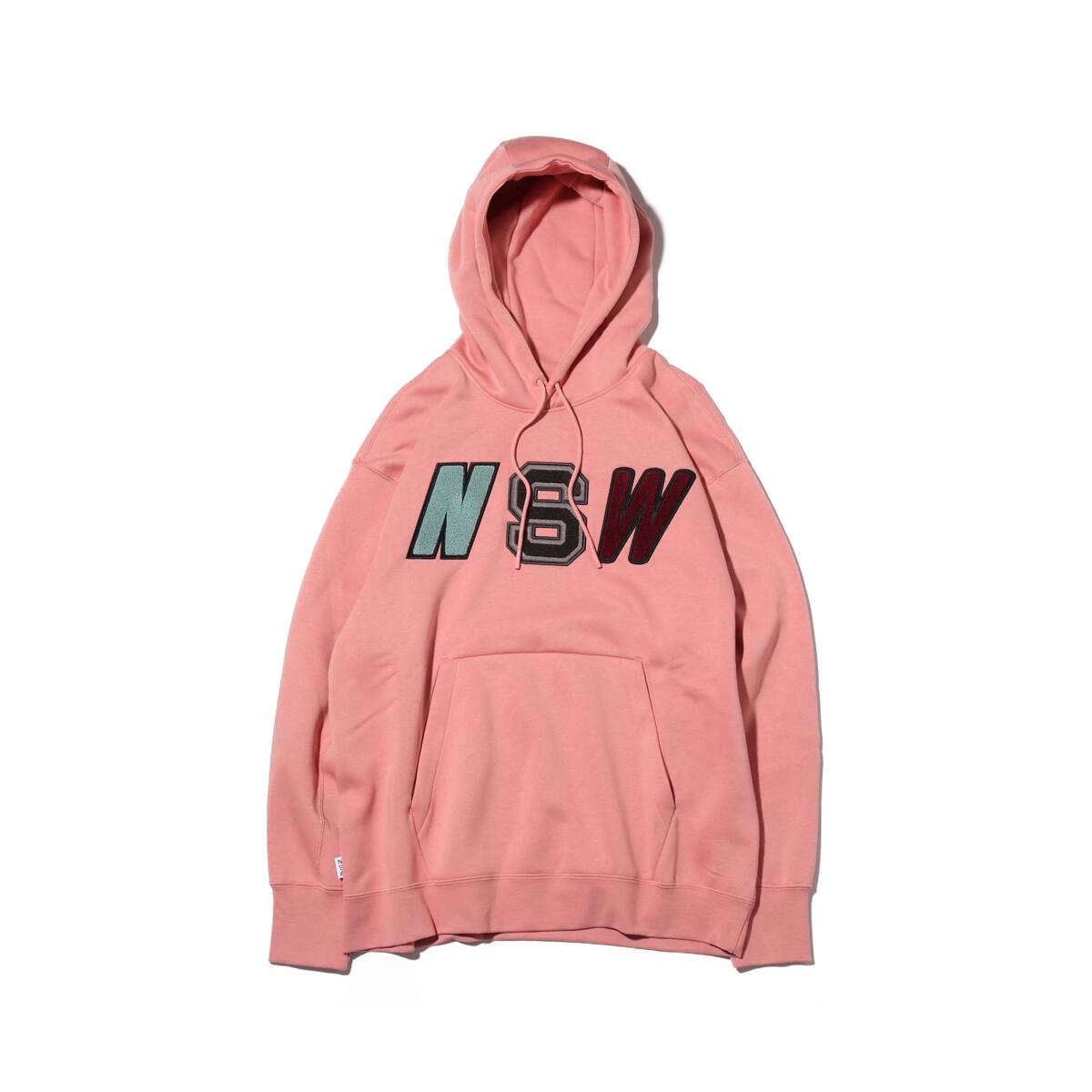 nike nsw hoodie rust pink