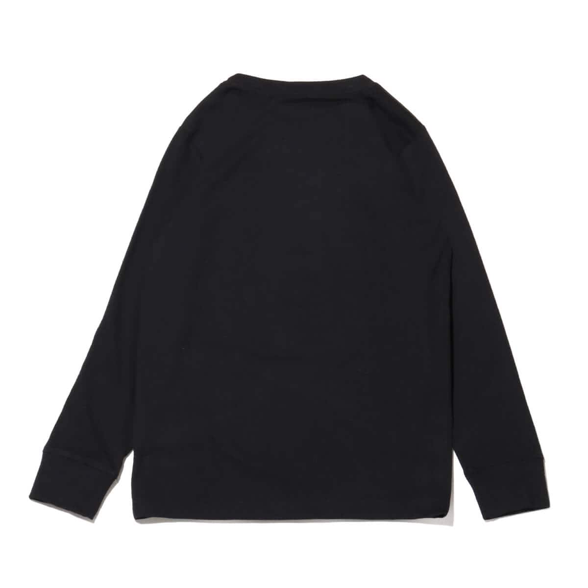 JORDAN BRAND KIDS PRACTICE FLIGHT L/S TEE BLACK(GYM RED