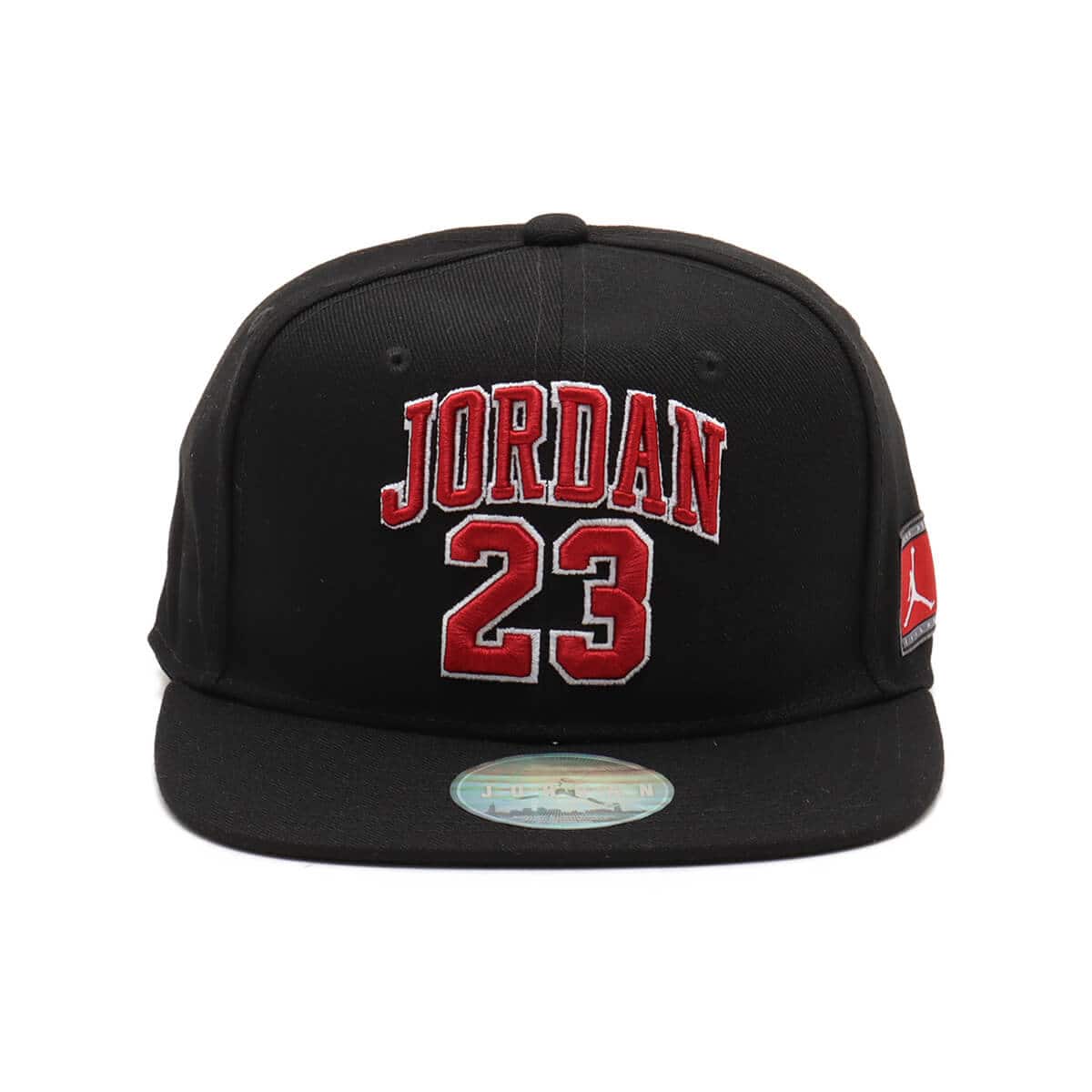 JORDAN BRAND KIDS JERSEY FLATBRIM CAP BLACK の画像