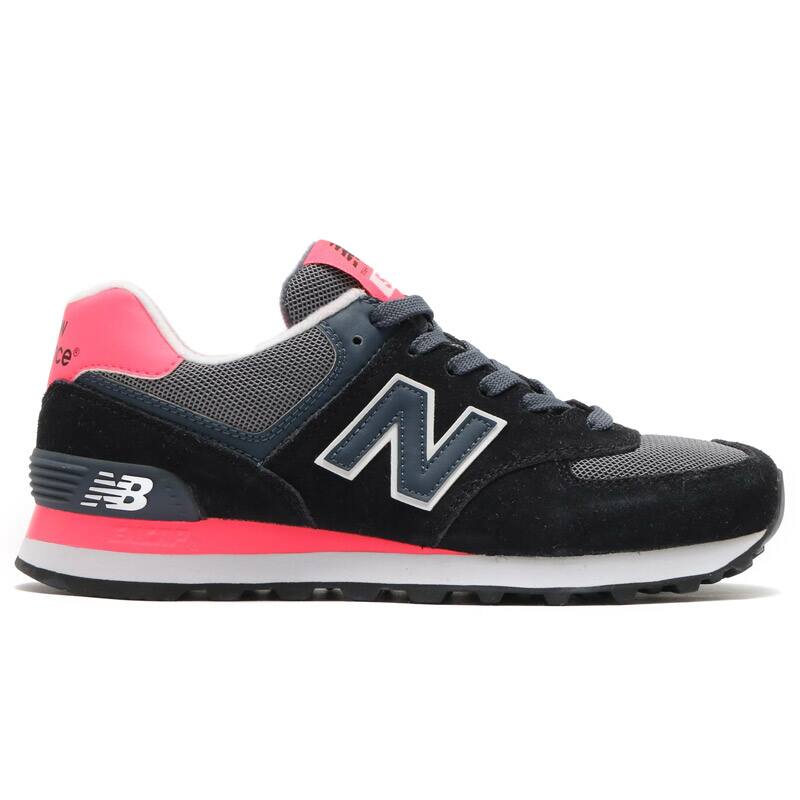 new balance wl574 black pink