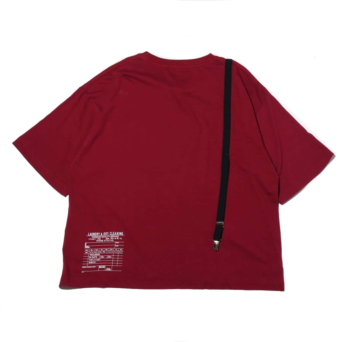 Maison MIHARA YASUHIRO suspender T-sh RED の画像