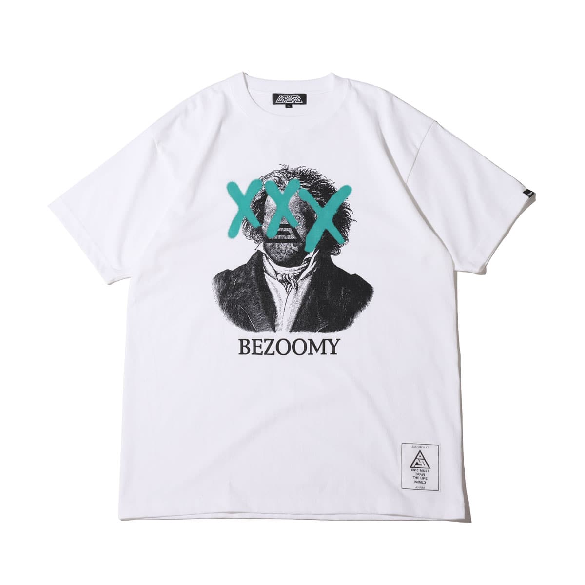 ANARC BEZOOMY TEE WHITE/GREEN 21SU-Iの画像