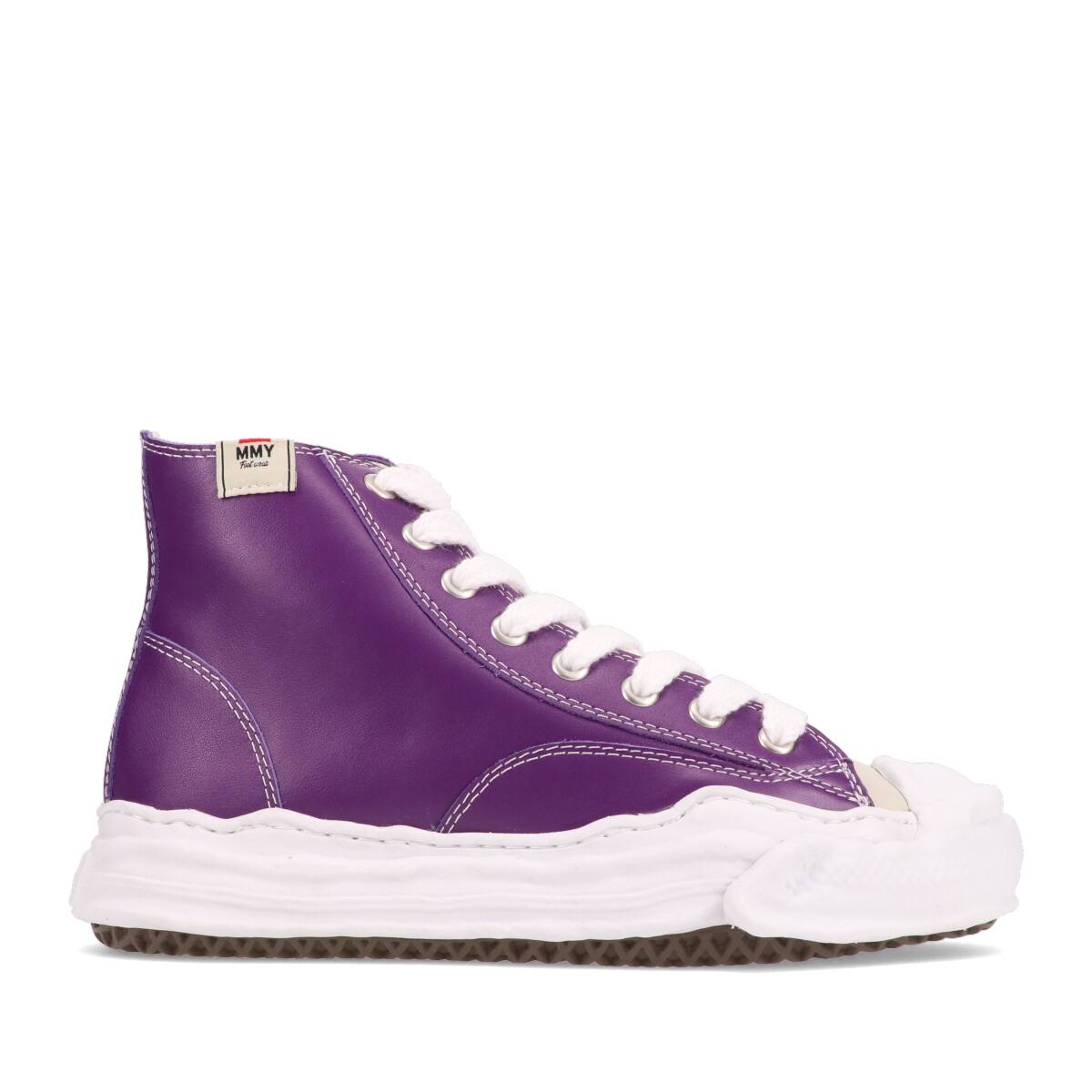 Maison MIHARA YASUHIRO OG LEATHER HITOP PURPLE 20FA-I