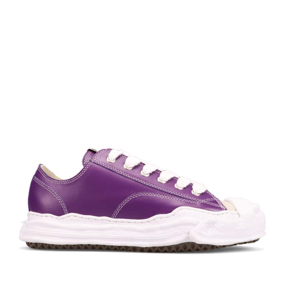 Maison MIHARA YASUHIRO OG LEATHER LOWTOP PURPLE 23SU-I