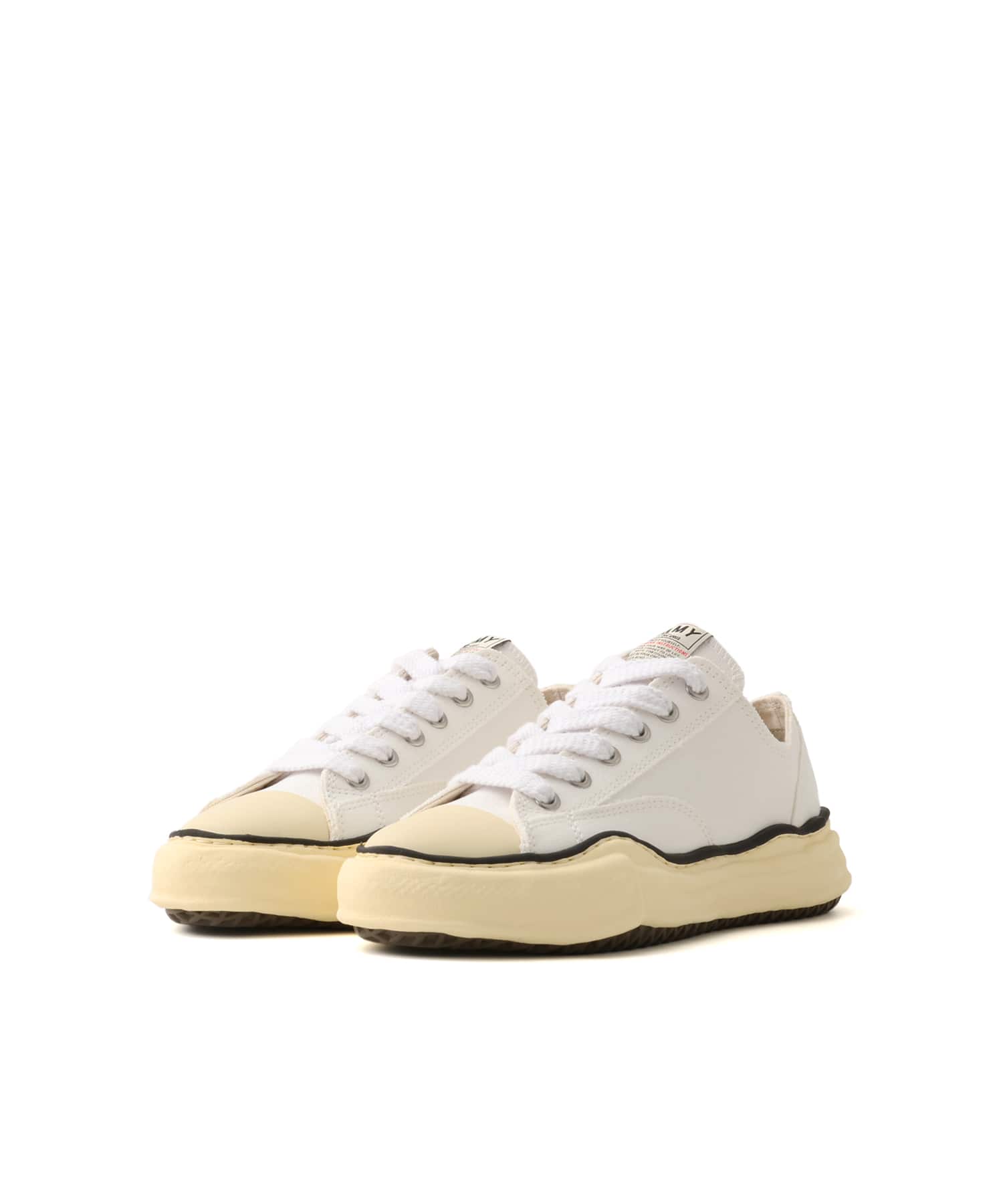 MAISON MIHARA YASUHIRO PETERSON LOW/canvas ホワイトの画像