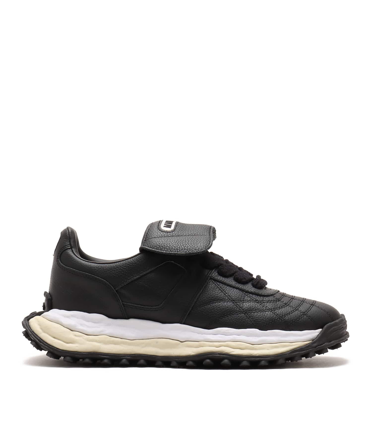 MAISON MIHARA YASUHIRO SCOTT LEATHER LOW ブラックの画像