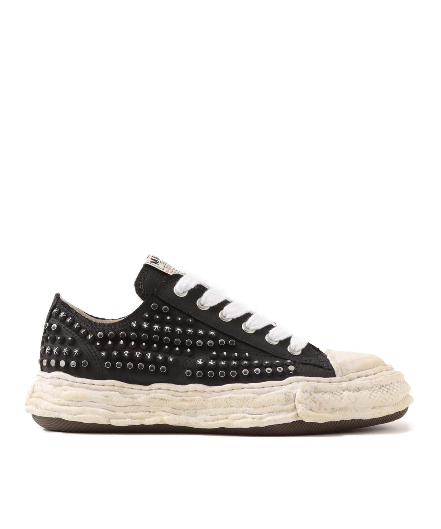 MAISON MIHARA YASUHIRO PTSN23 Studs Low-Top ブラックの画像