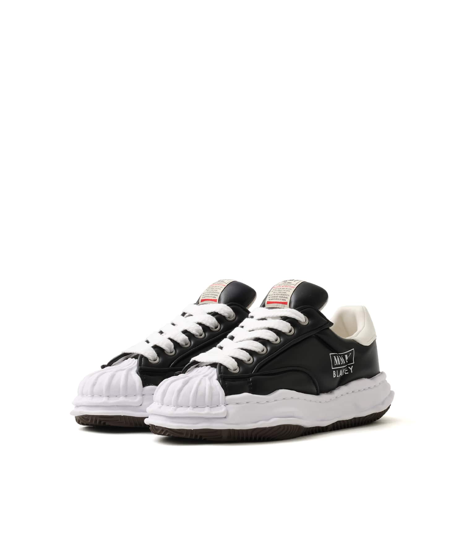 MAISON MIHARA YASUHIRO BLAKEY PUFFER LOW-TOP SNEAKERS ブラックの画像