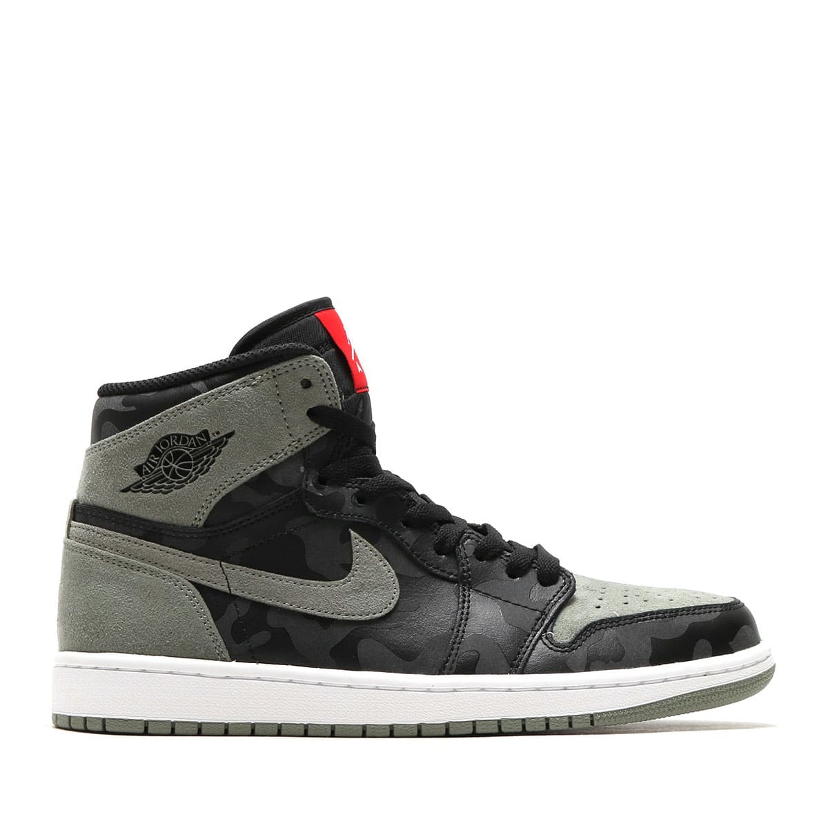 JORDAN BRAND AIR JORDAN 1 RETRO HIGH PREM  BLACK/BLACK-DARK STUCCO-WHITEの画像