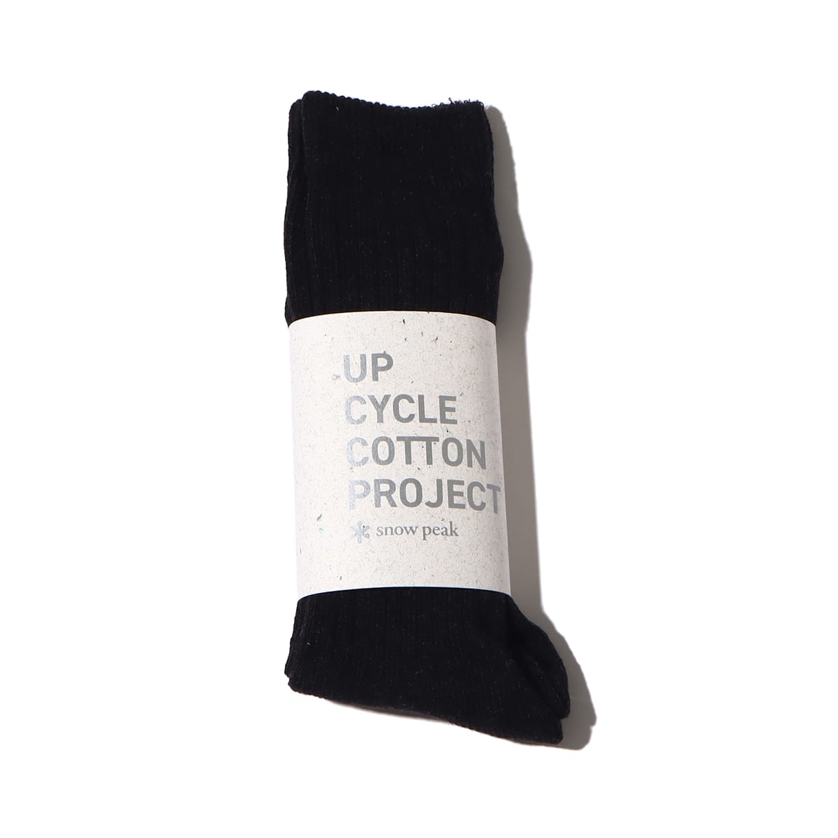 snow peak Recycled Cotton Socks Black 24SP-Iの画像