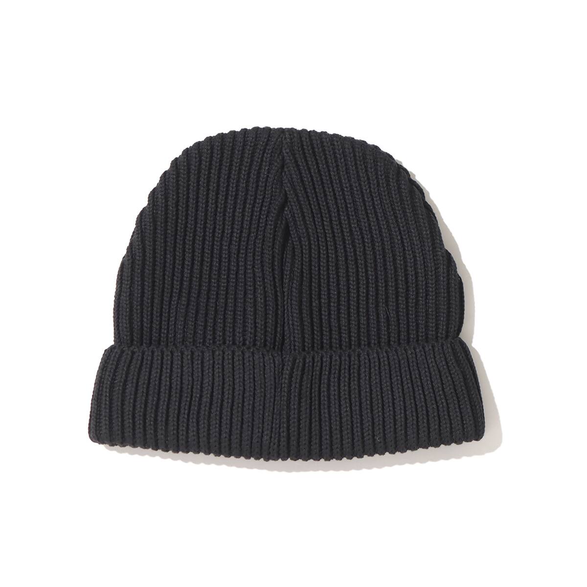 snow peak Pe/Co Knit Cap Black 23FA-Iの画像