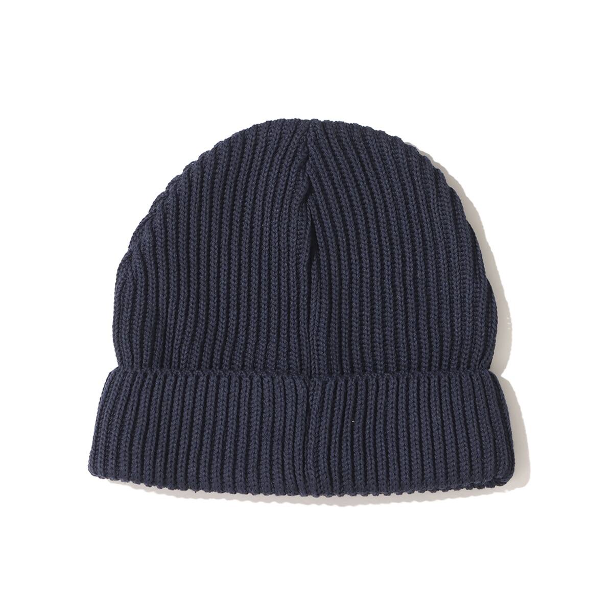 snow peak Pe/Co Knit Cap Navy 23FA-Iの画像