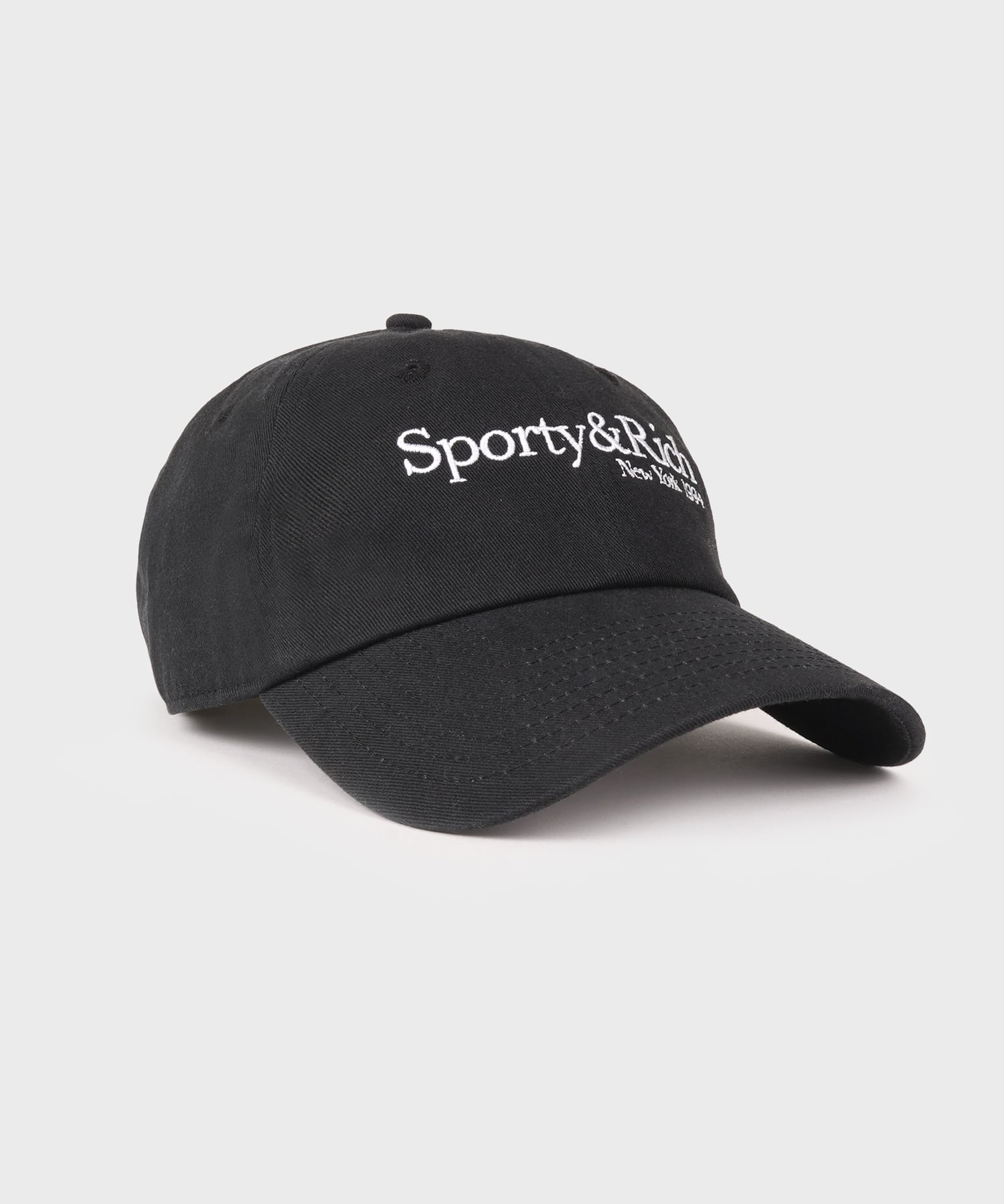 SPORTY＆RICH HWCNY Hat Faded Black（スポーティアンドリッチ