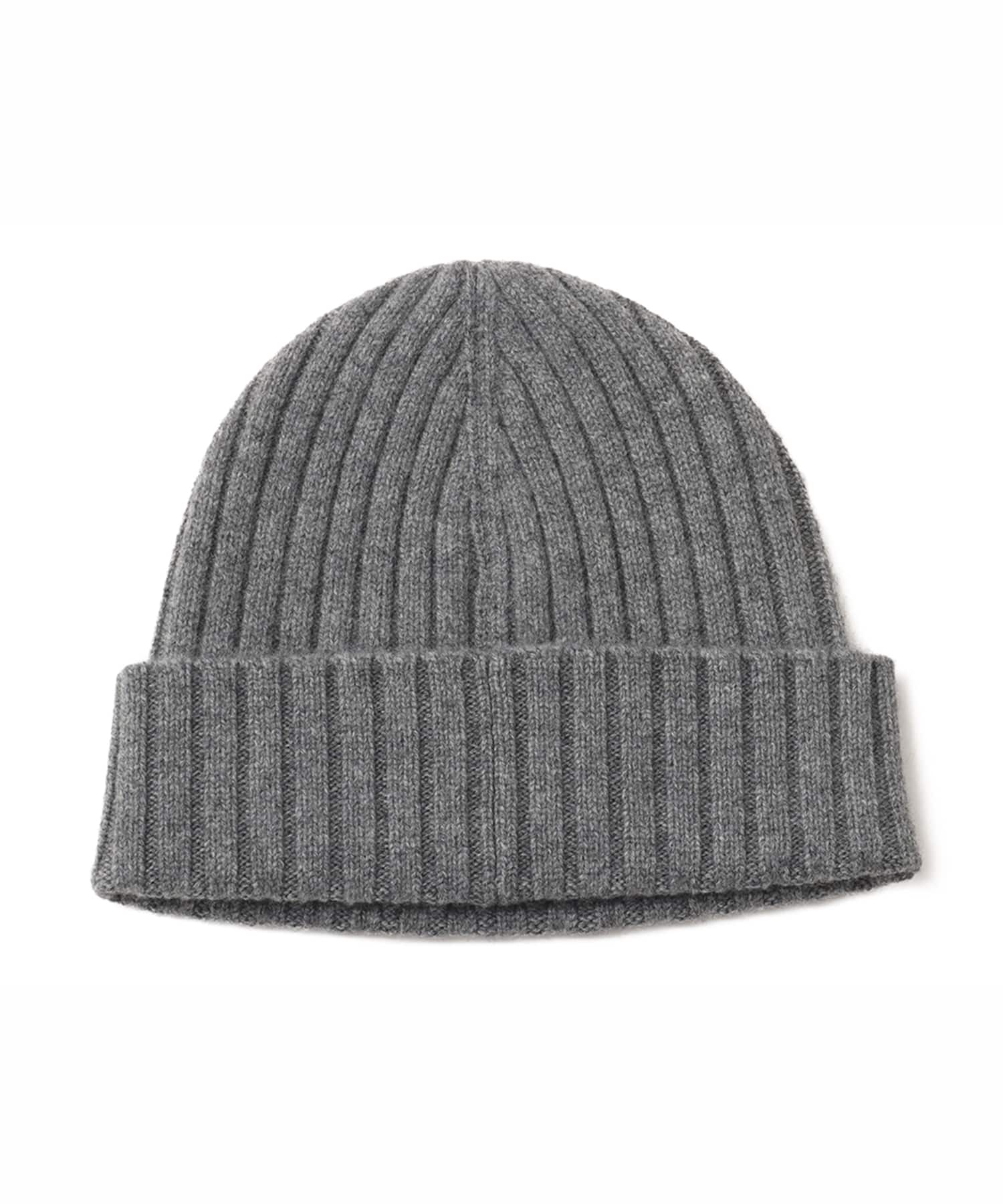 SPORTY＆RICH Heritage Yankees Serif Cashmere Beanie Dark Greyの画像