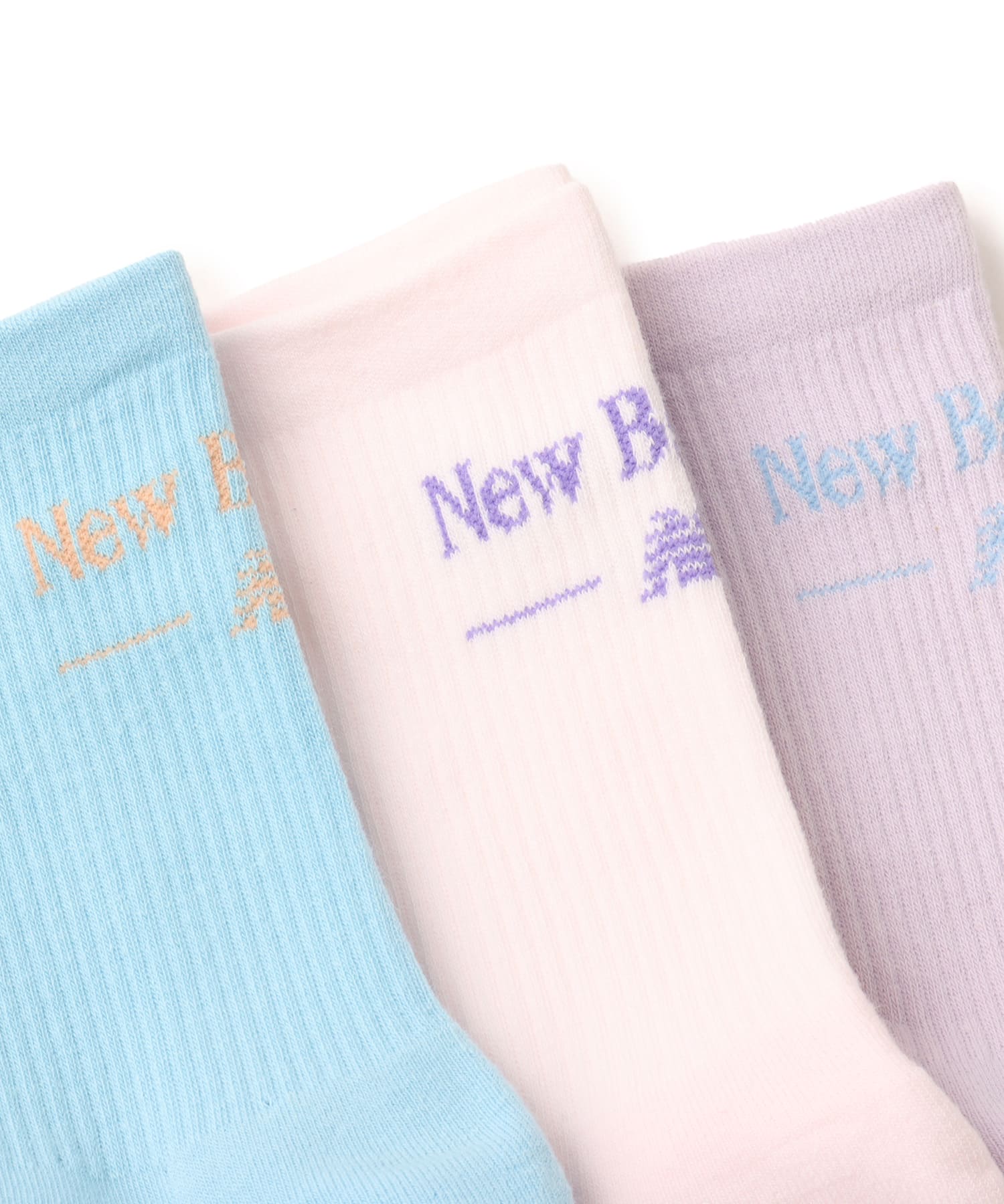 New Balance NB Script Logo Quarter Crew 3 Pack アソートカラー2の画像