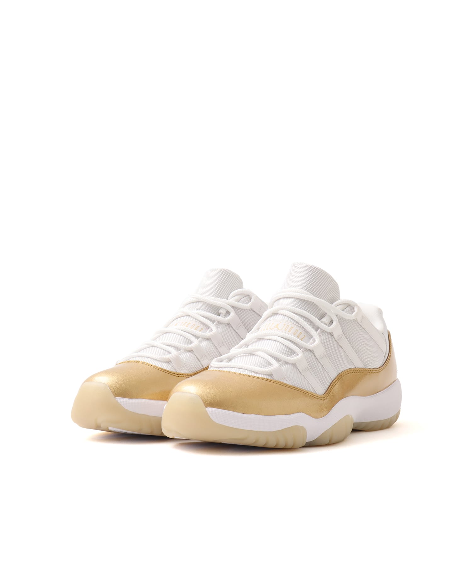 JORDAN BRAND AIR JORDAN 11 RETRO LOW WHITE/METALLIC GOLD-TEAM GOLDの画像