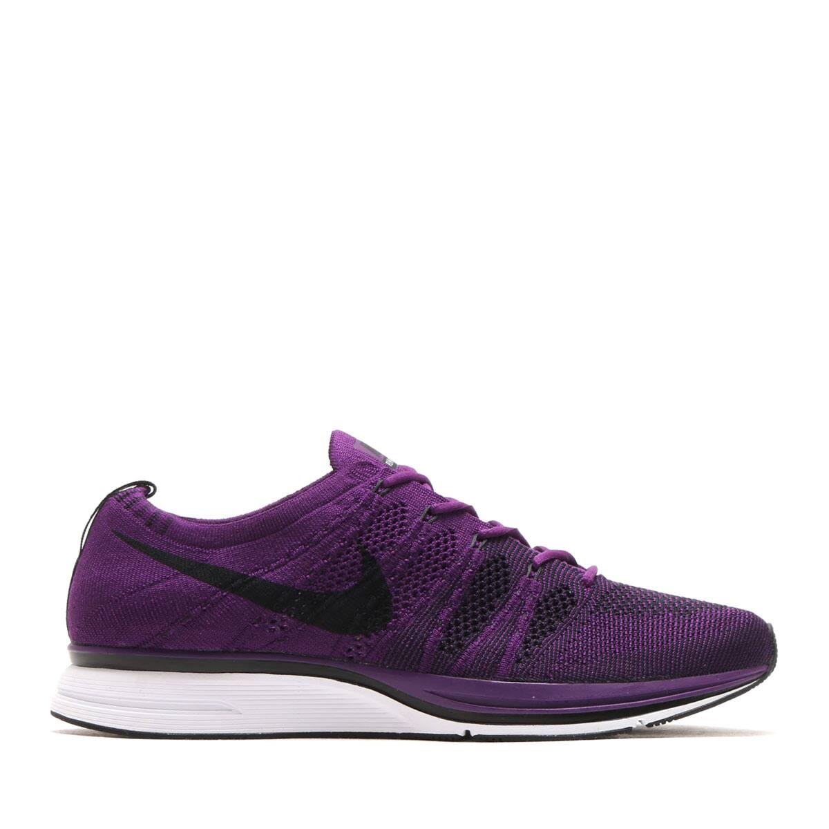 purple flyknit trainer